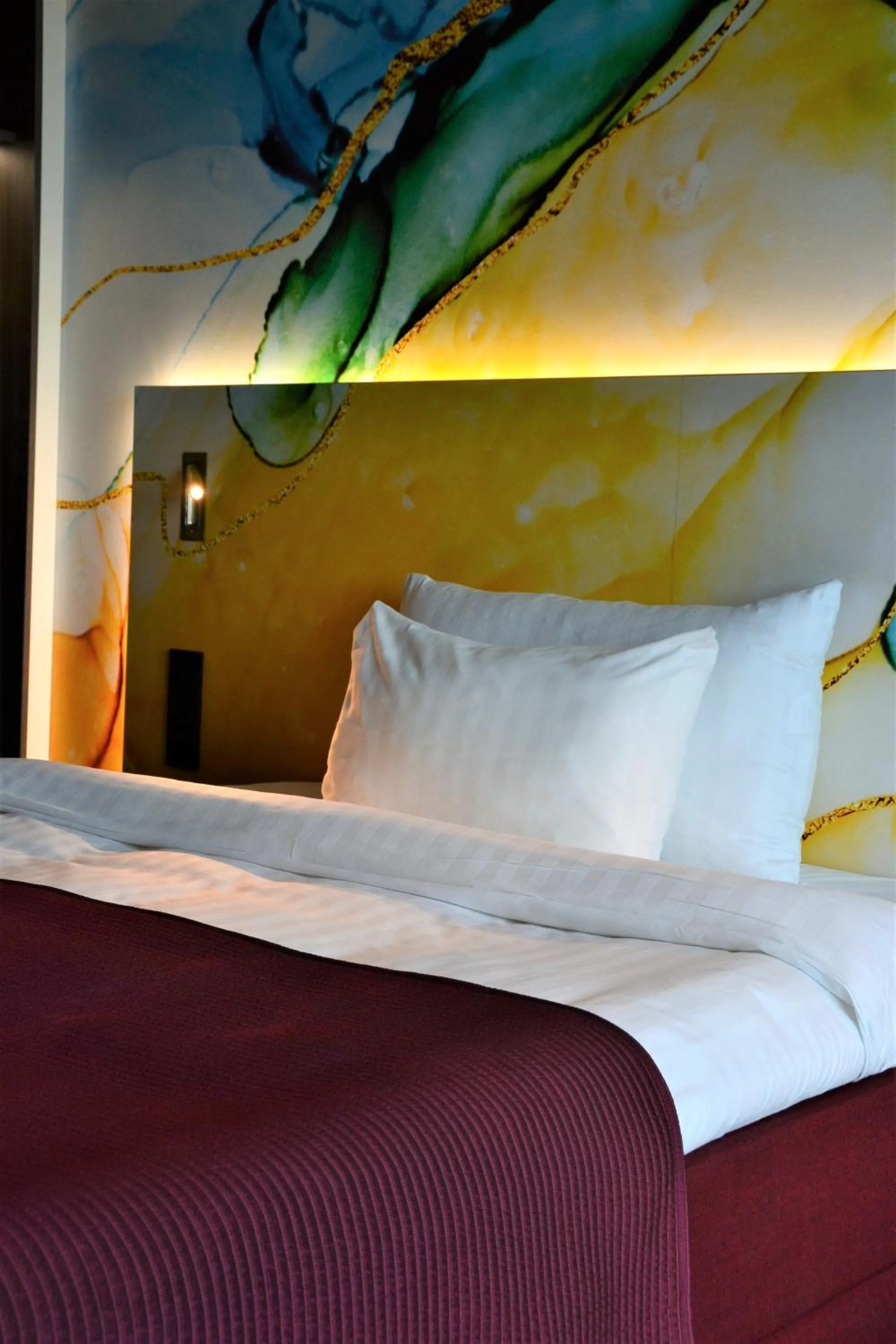 Bed in ProfilHotels Halmstad Plaza