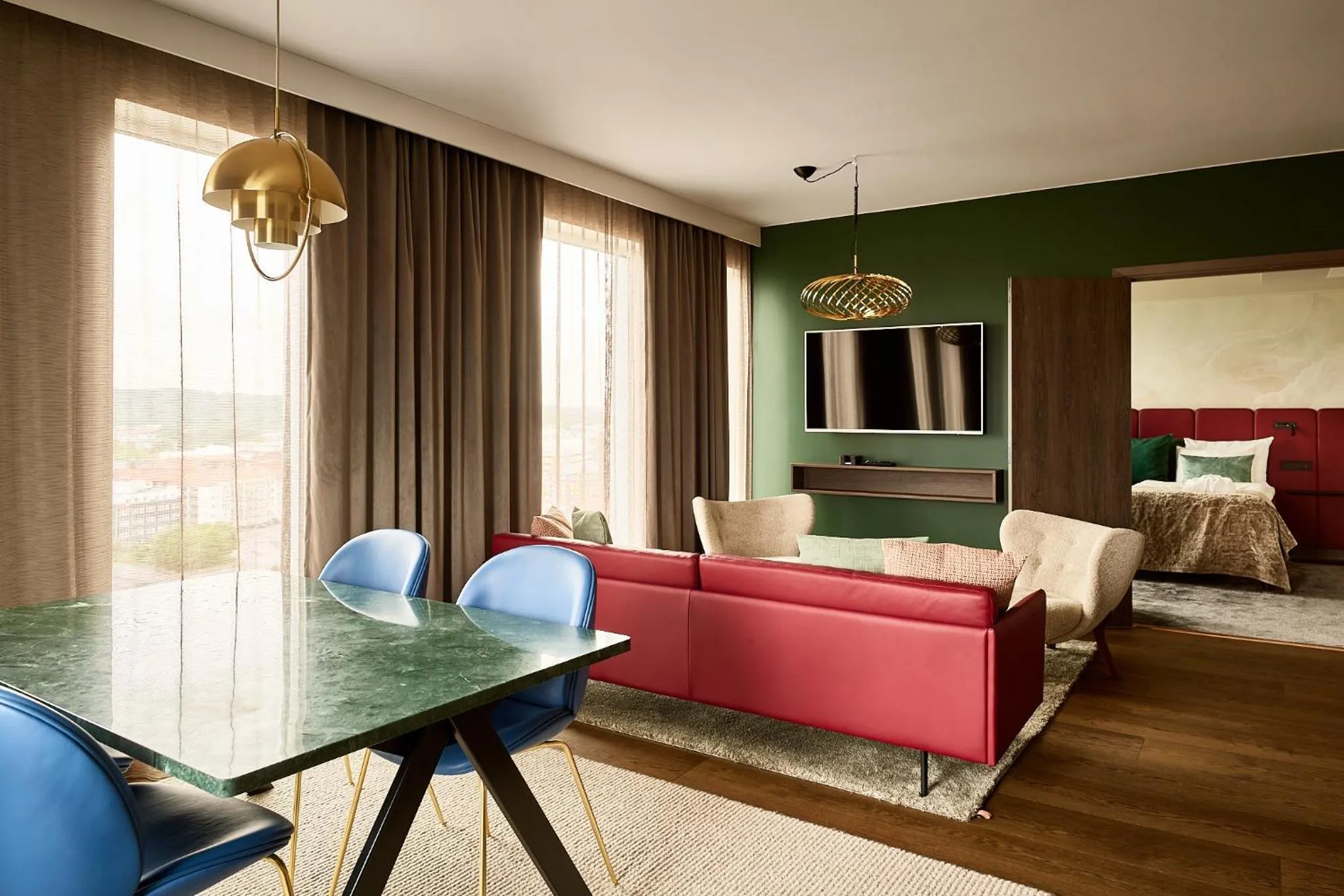 Bed in ProfilHotels Halmstad Plaza