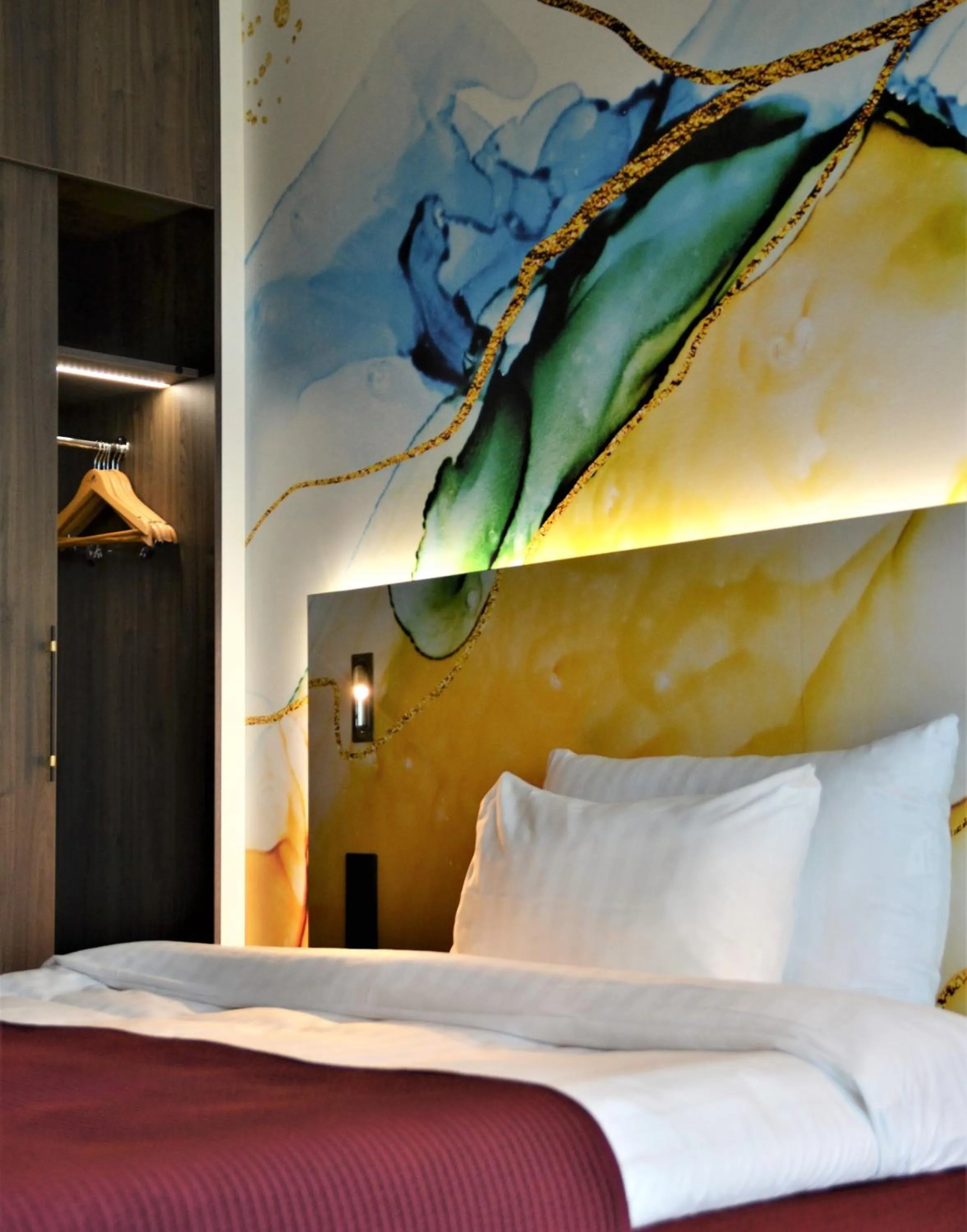 Bed in ProfilHotels Halmstad Plaza