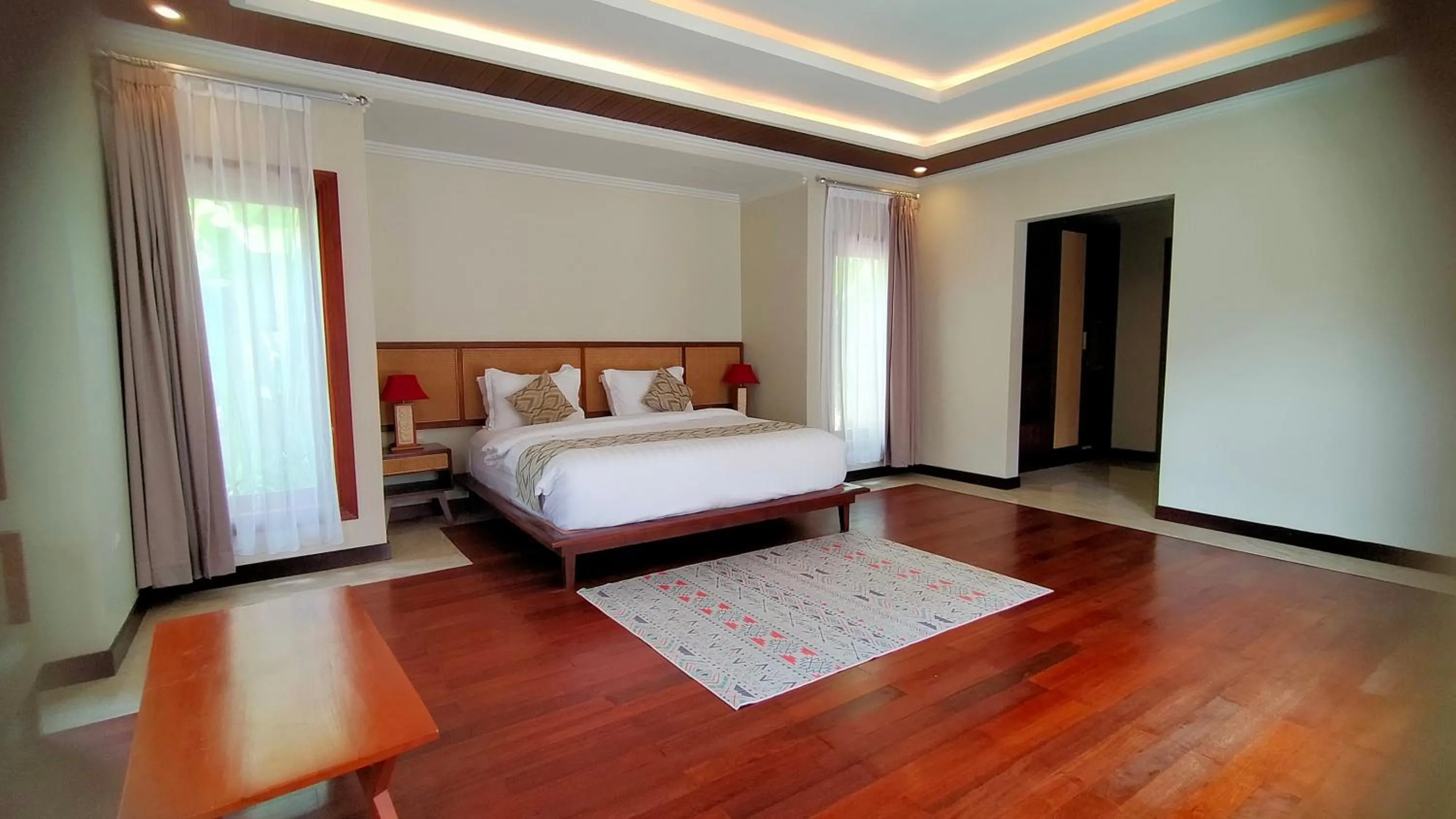 Bedroom, Bed in The Grand Villandra Resort Lovina