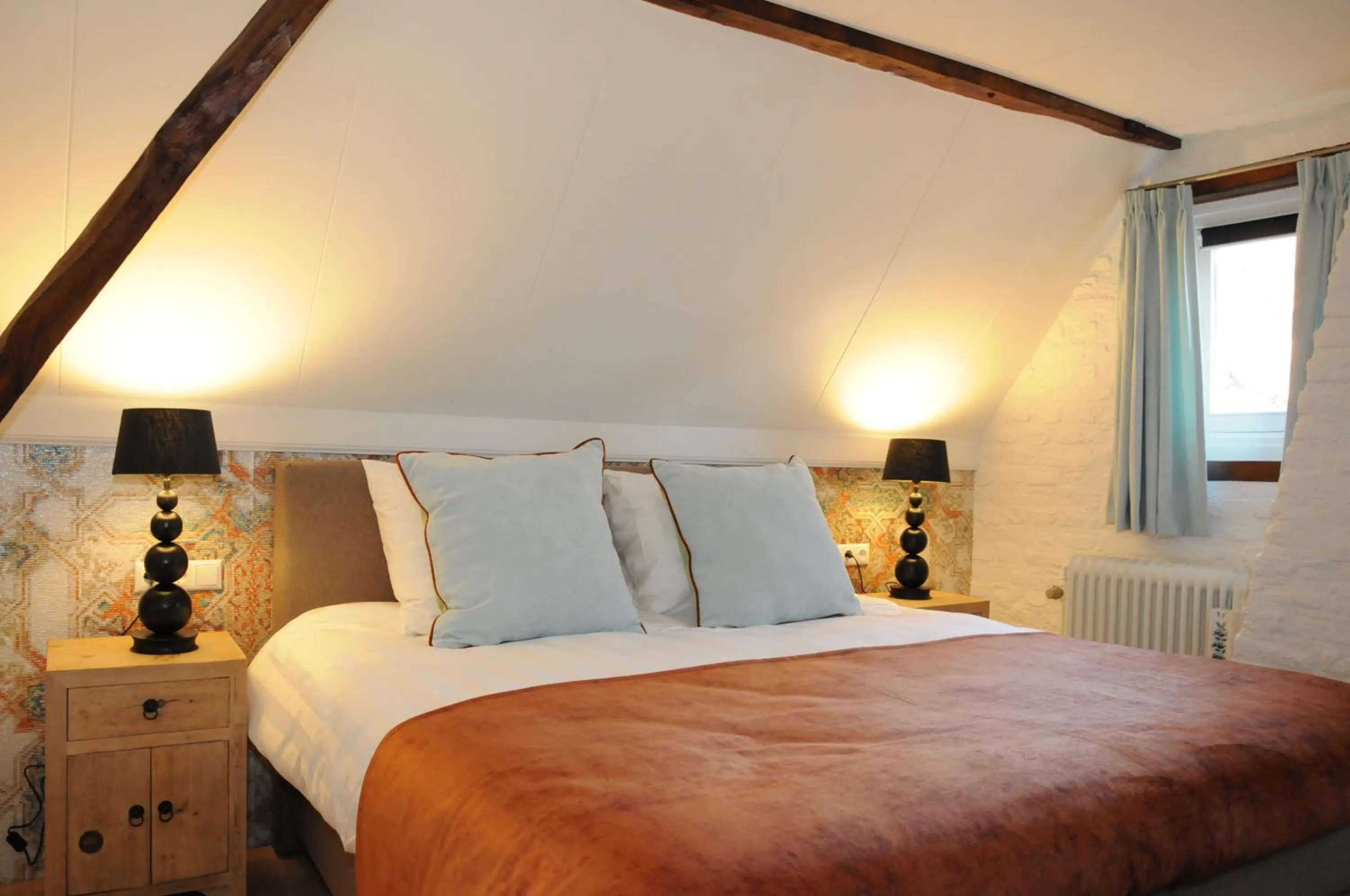 Bedroom, Bed in Hotel Abdijhof Thorn