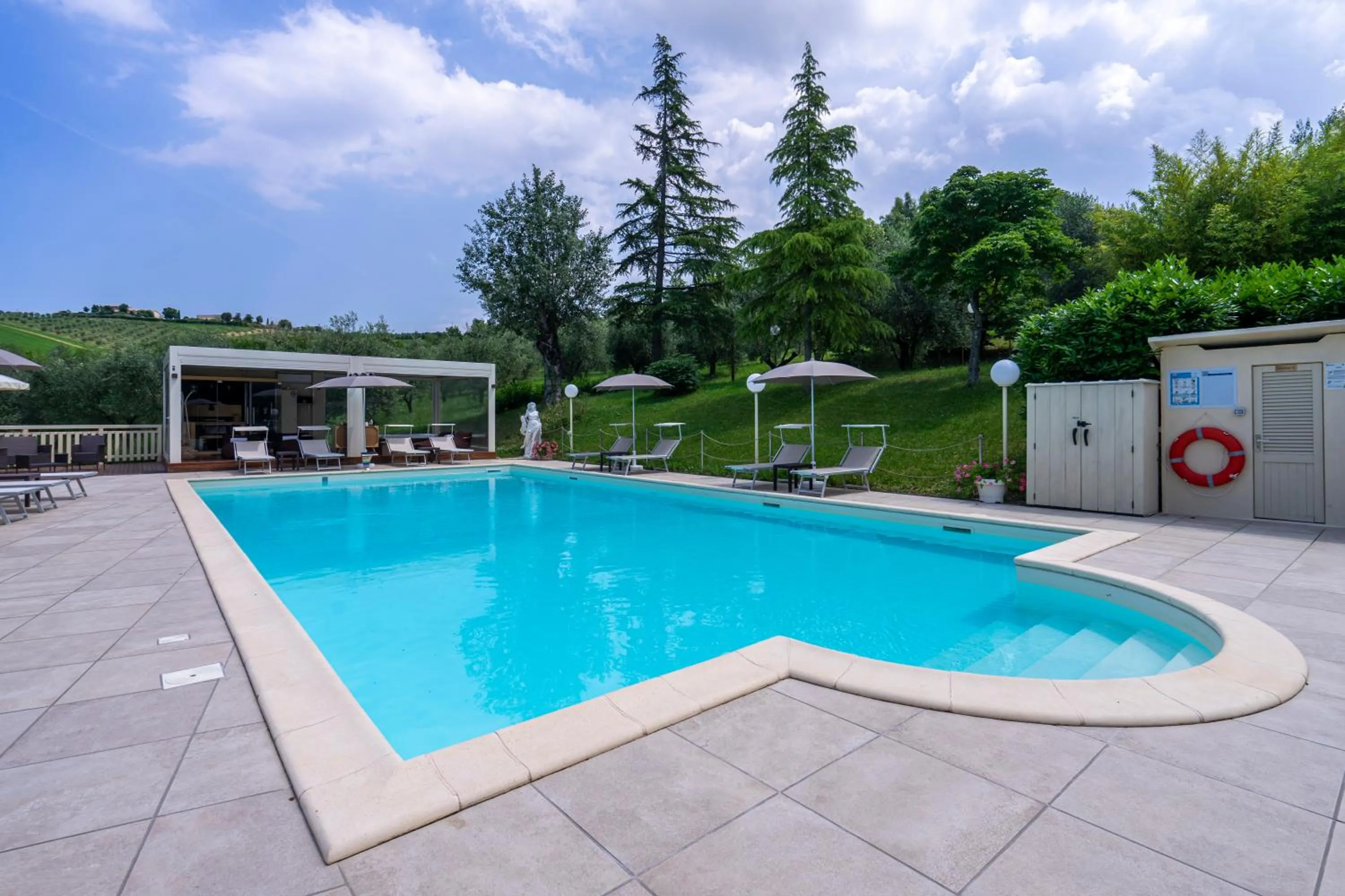 Swimming pool in Villa Ca' Viola Rimini