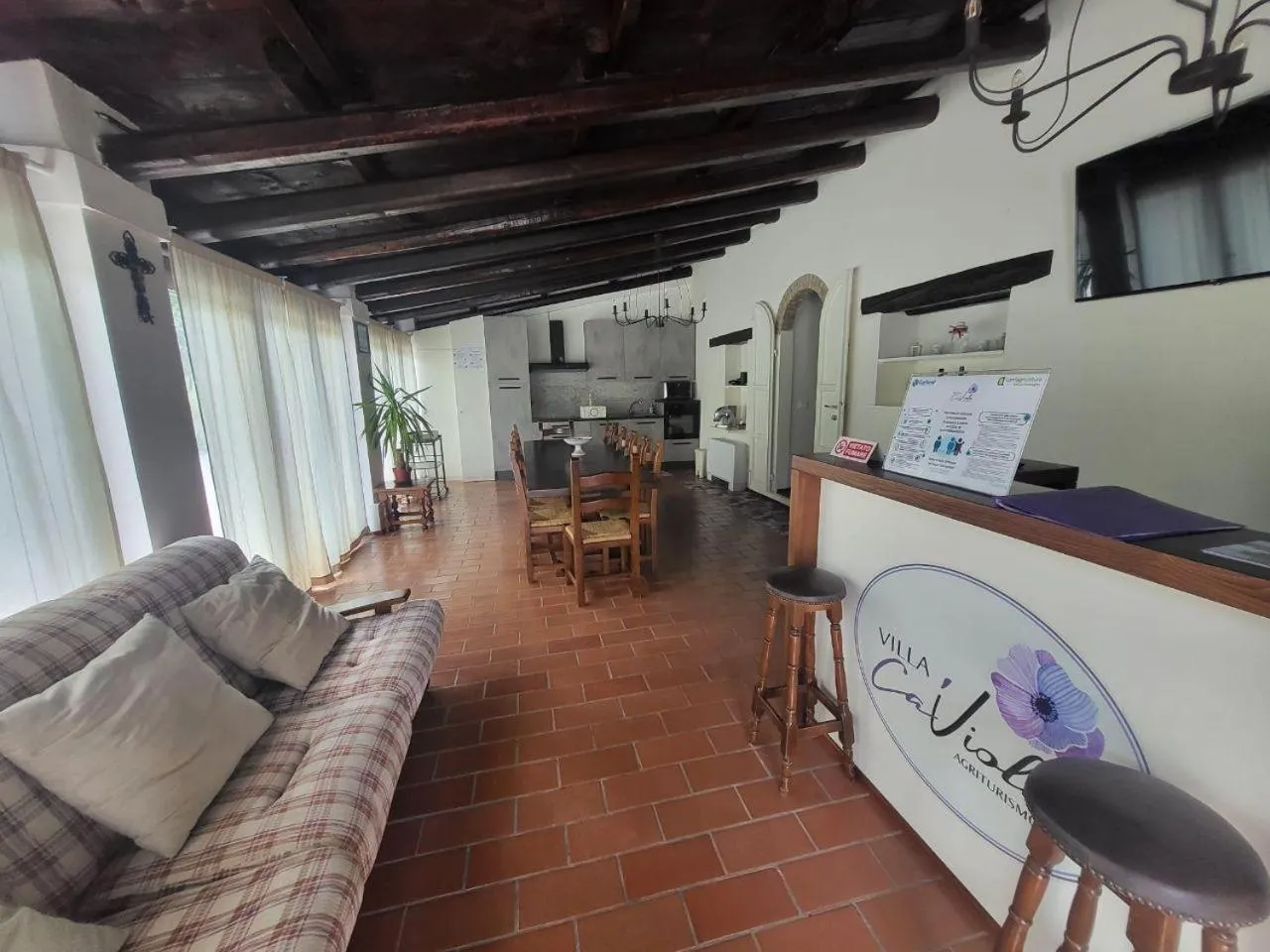 Lobby or reception in Villa Ca' Viola Rimini