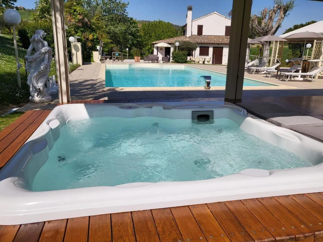 Hot Tub in Villa Ca' Viola Rimini