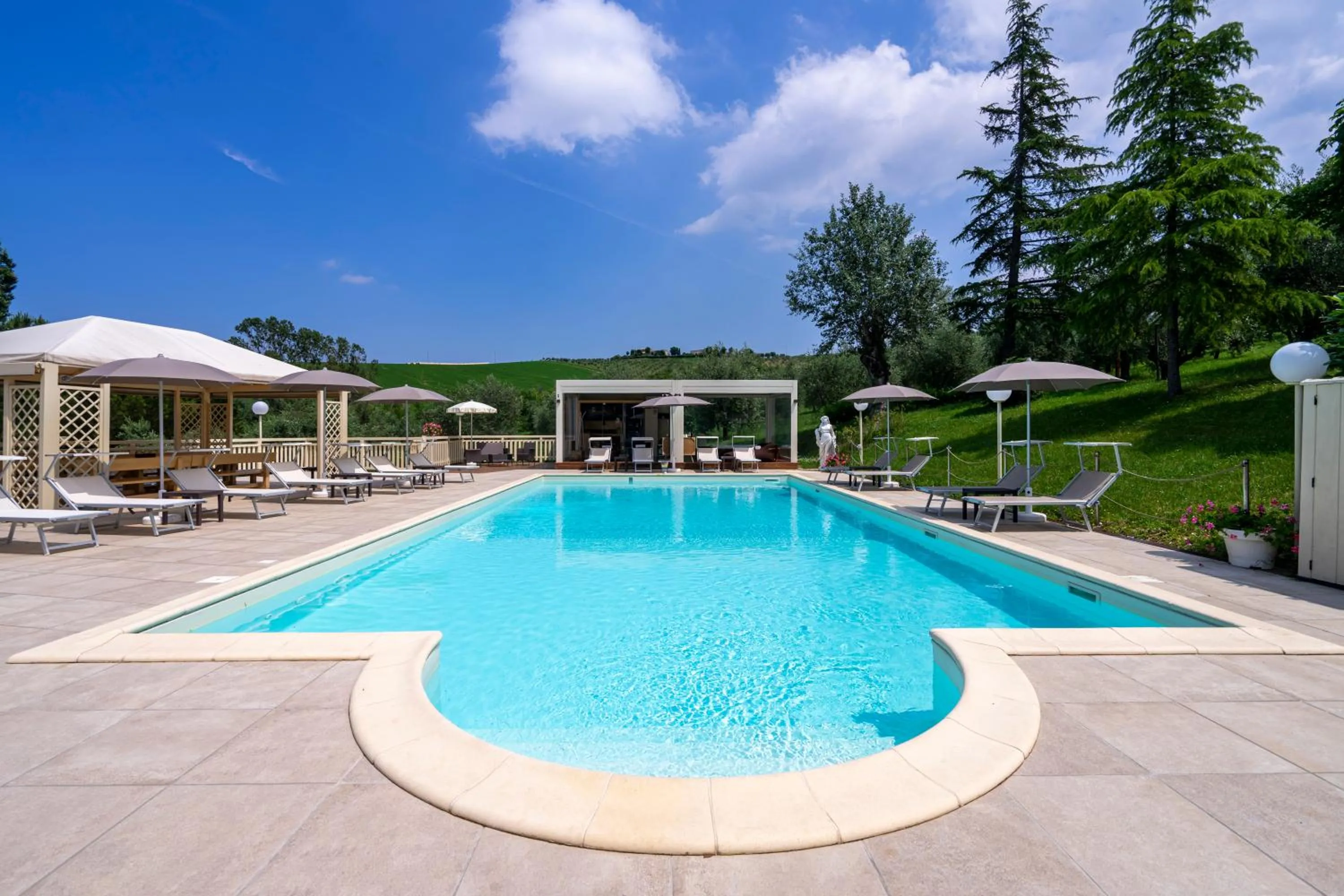 Swimming pool in Villa Ca' Viola Rimini