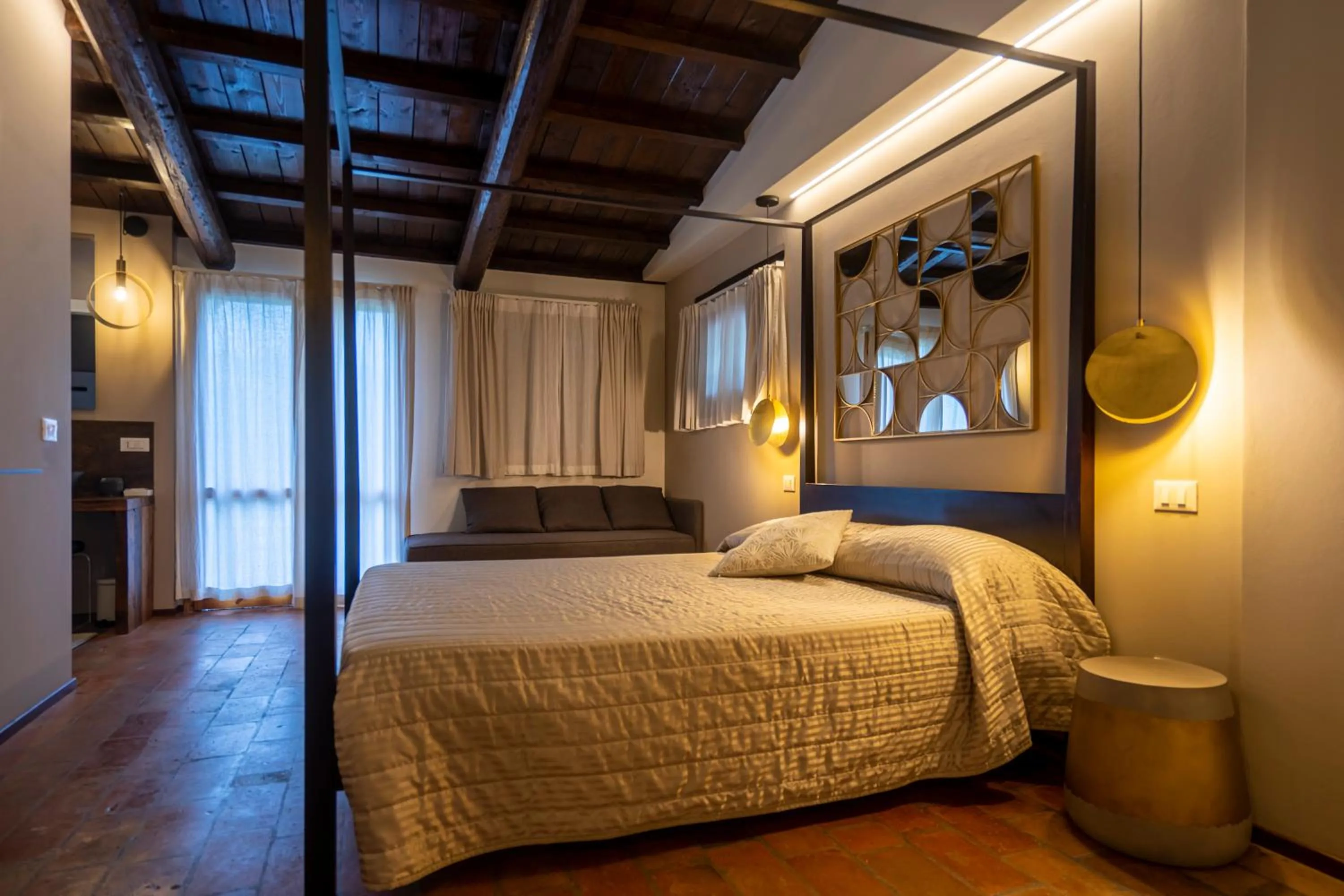 Photo of the whole room, Bed in Villa Ca' Viola Rimini