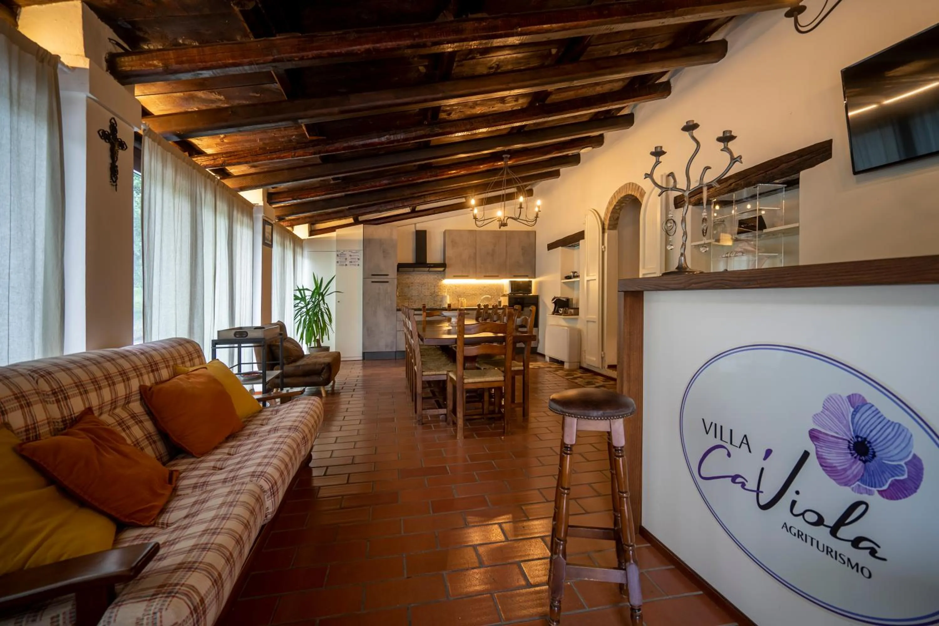 Living room in Villa Ca' Viola Rimini