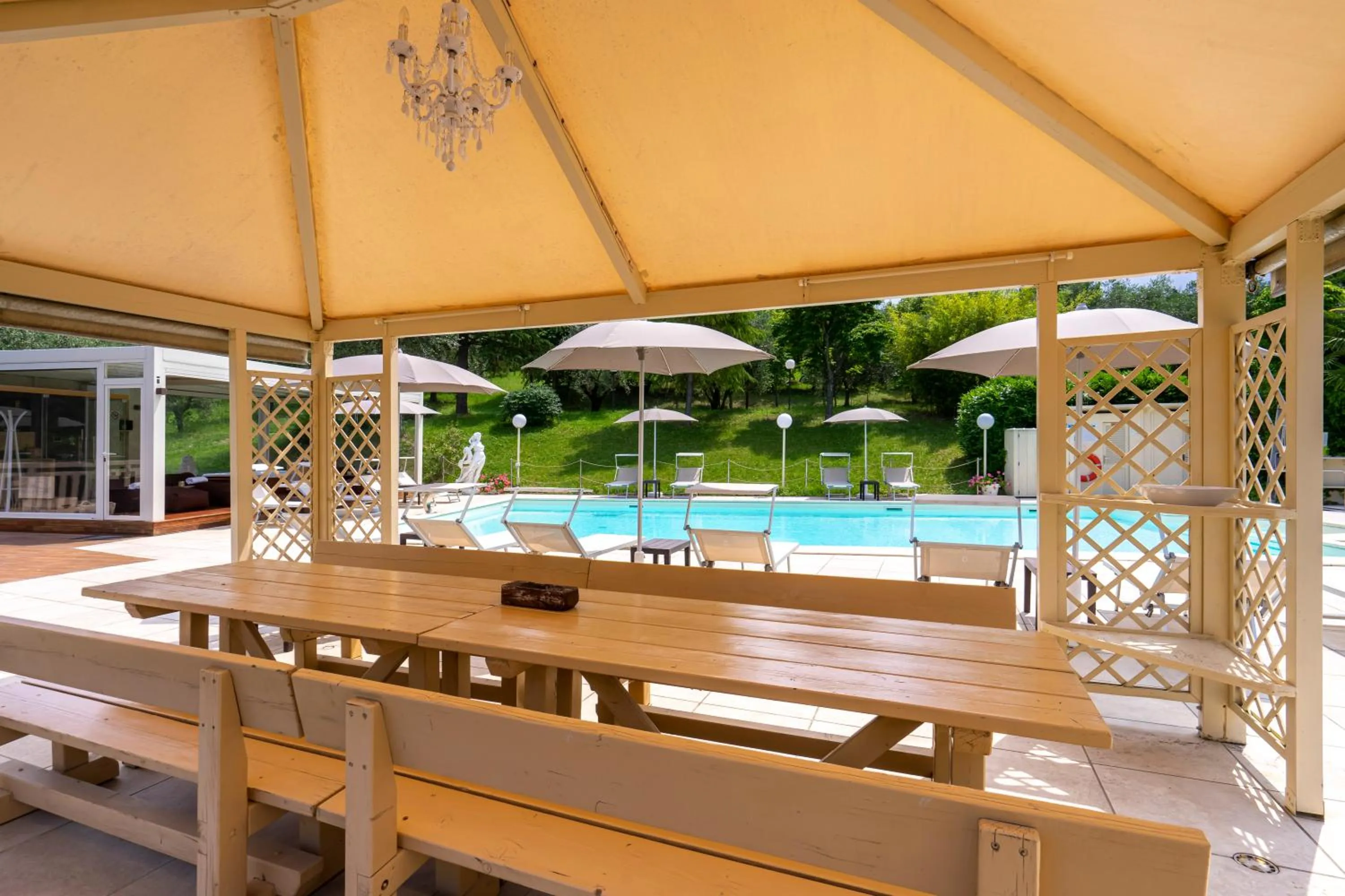 Swimming pool in Villa Ca' Viola Rimini