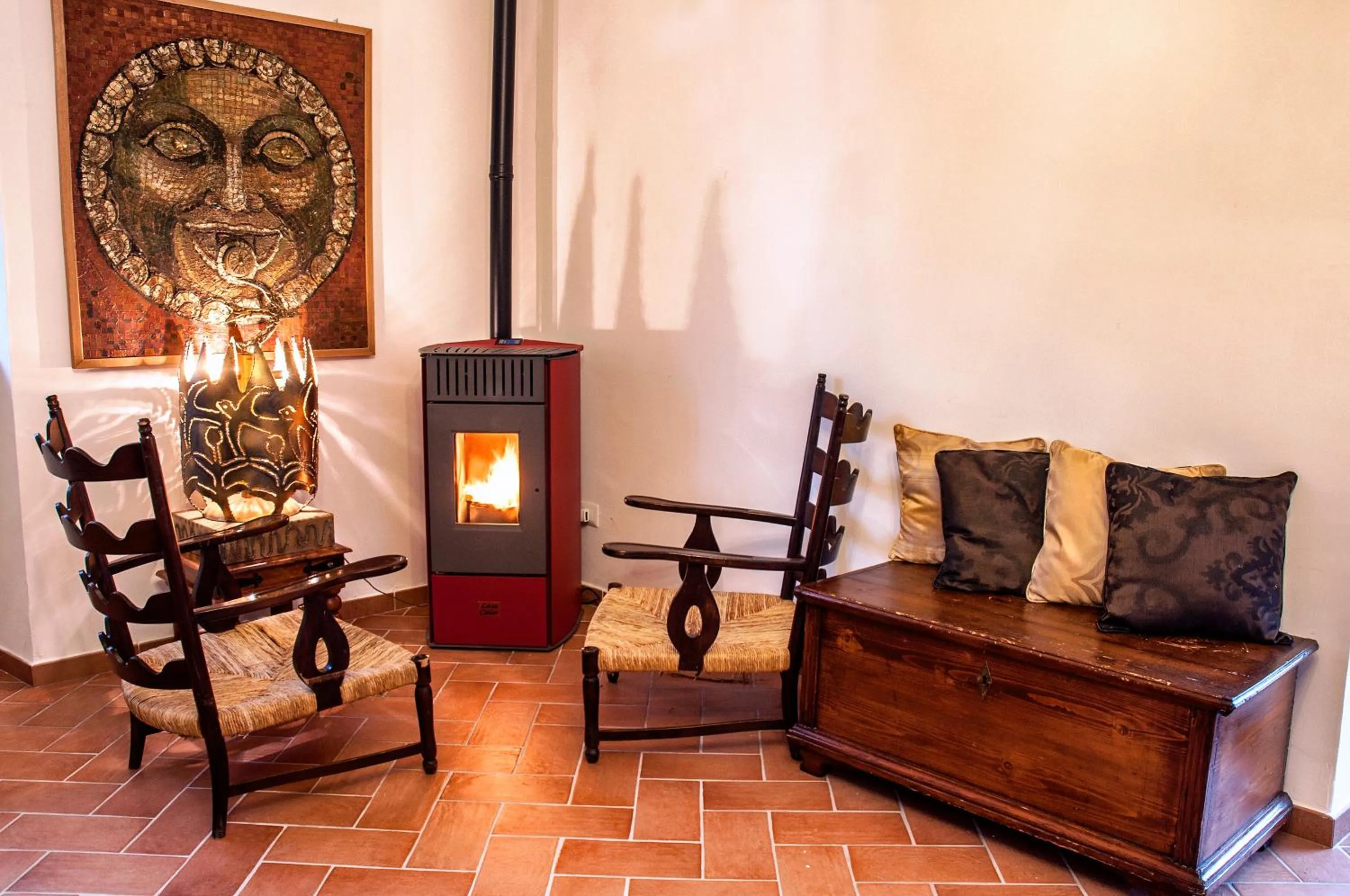 Living room in La Sorgente