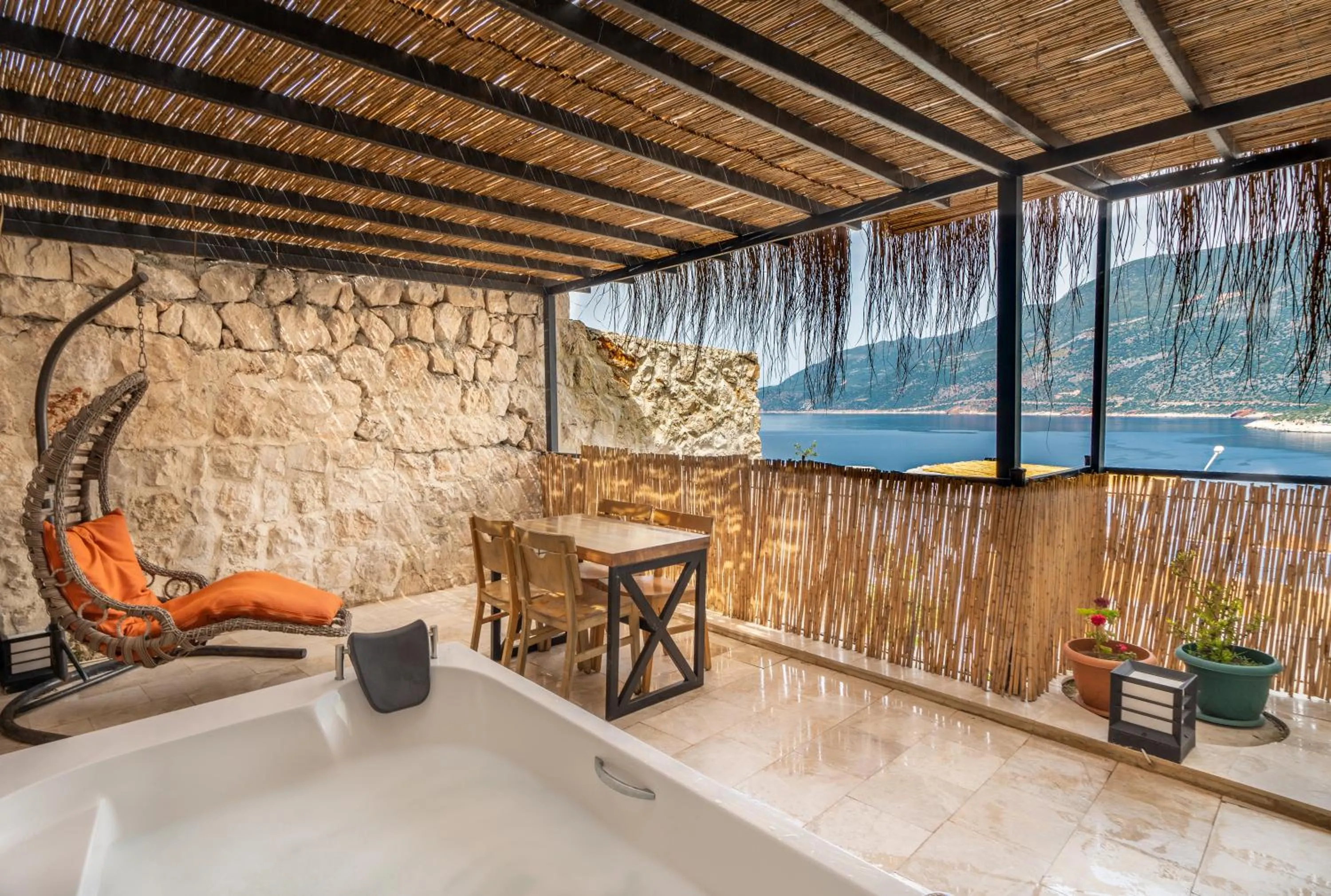 Balcony/Terrace in Gümüş Yazar Hotel