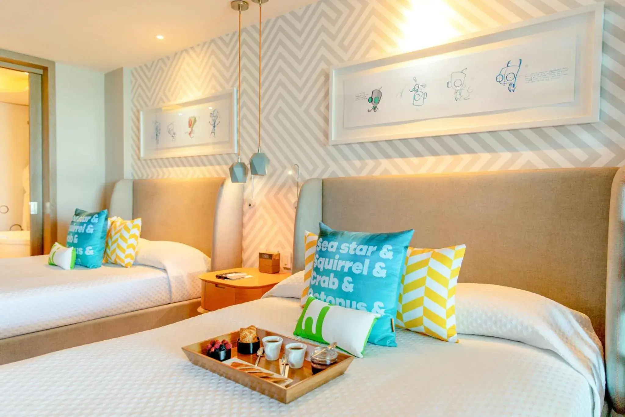 Food and drinks, Bed in Nickelodeon Hotels & Resorts Riviera Maya - Gourmet All Inclusive by Karisma Food and drinks, Bed in Nickelodeon Hotels & Resorts Riviera Maya - Gourmet All Inclusive by Karisma