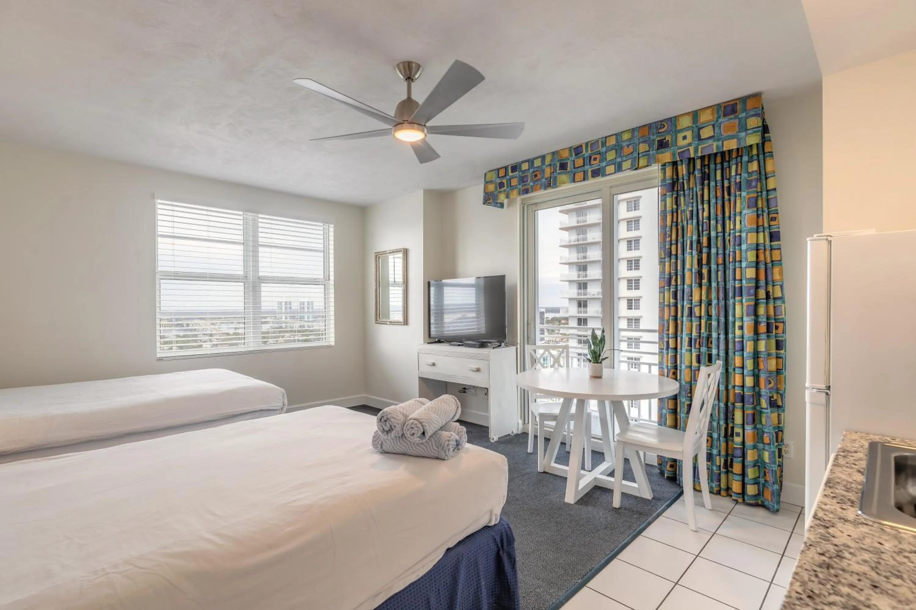 Bed in Beachfront Bliss at Ocean Walk Resort - Unit 1701