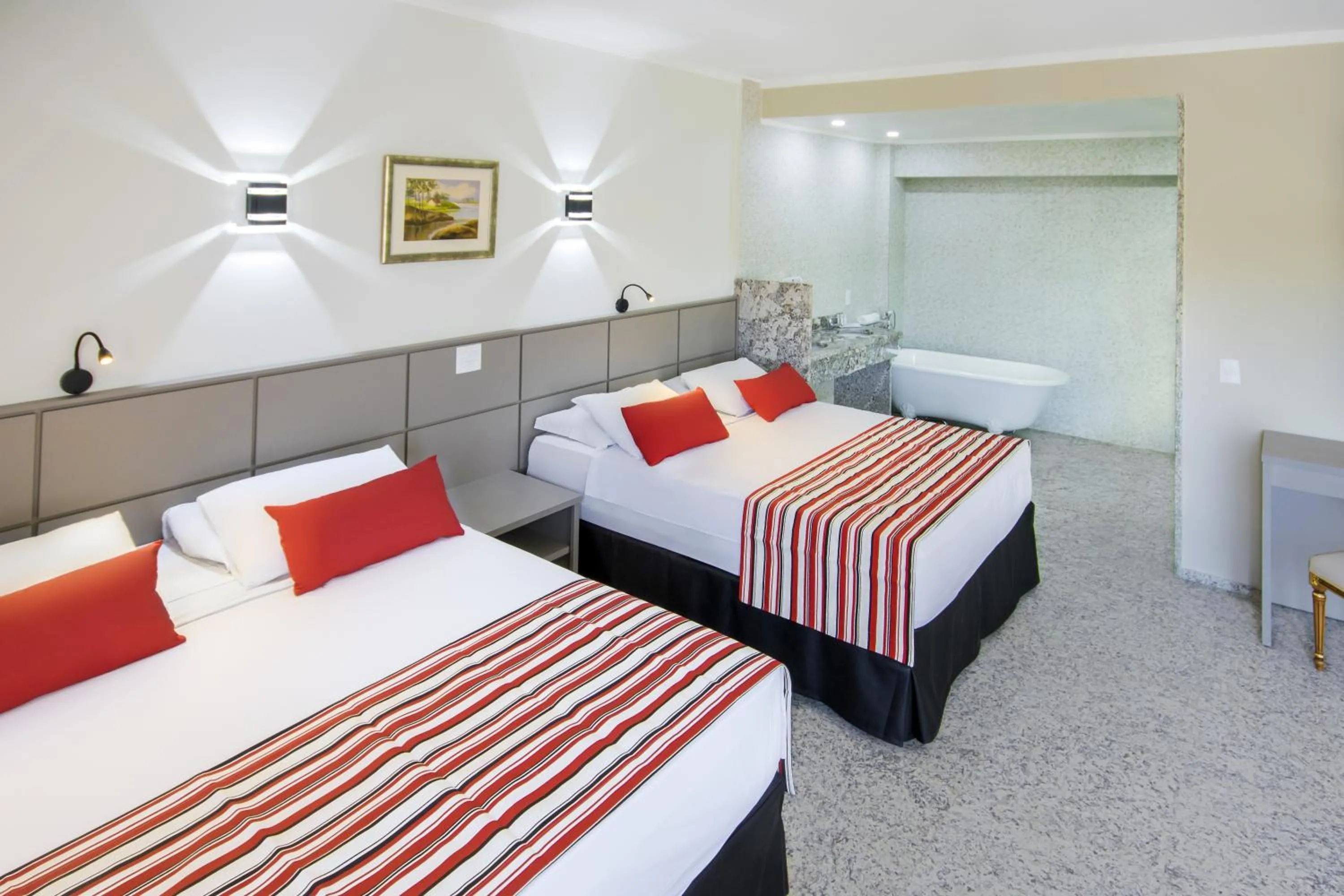 Bedroom, Bed in Cassino All Inclusive Resort Poços de Caldas By Nacional Inn