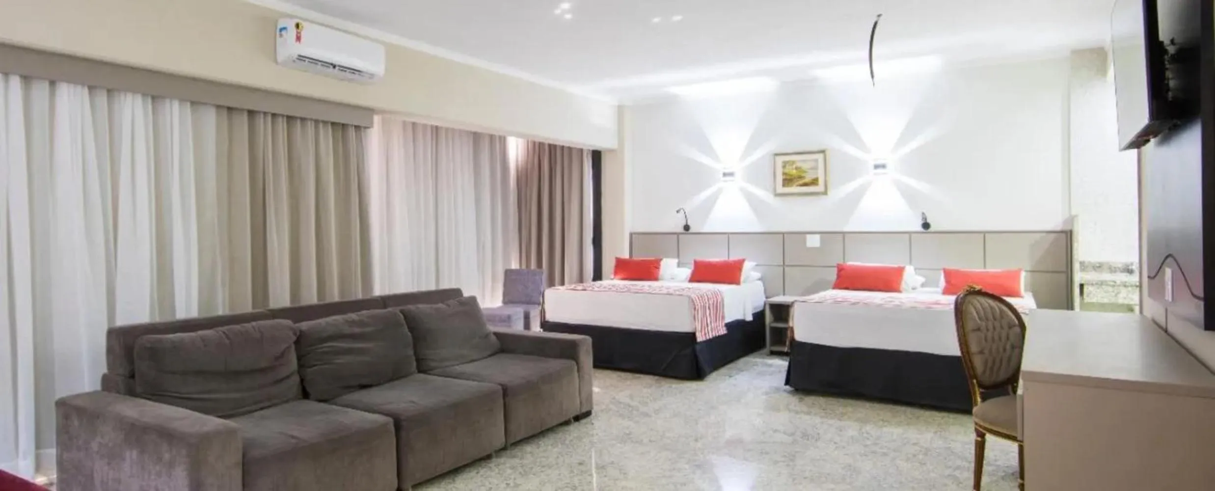 Bedroom, Bed in Cassino All Inclusive Resort Poços de Caldas By Nacional Inn