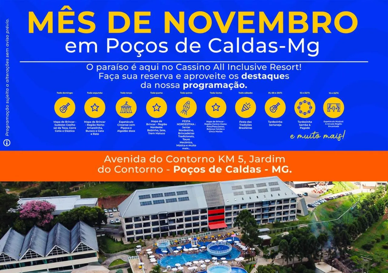 Activities in Cassino All Inclusive Resort Poços de Caldas By Nacional Inn