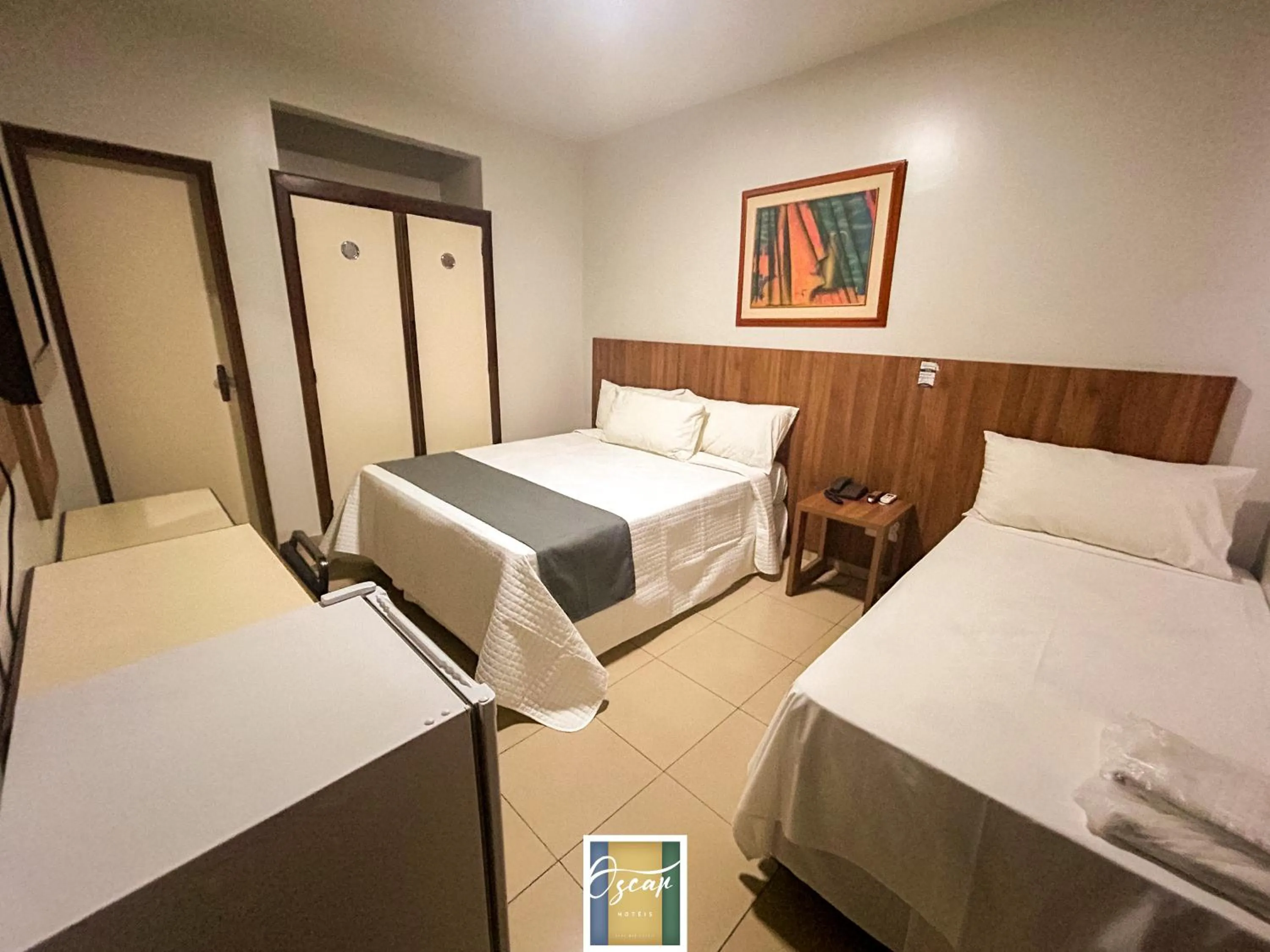 Bed in Hotel Oscar Econômico Montes Claros