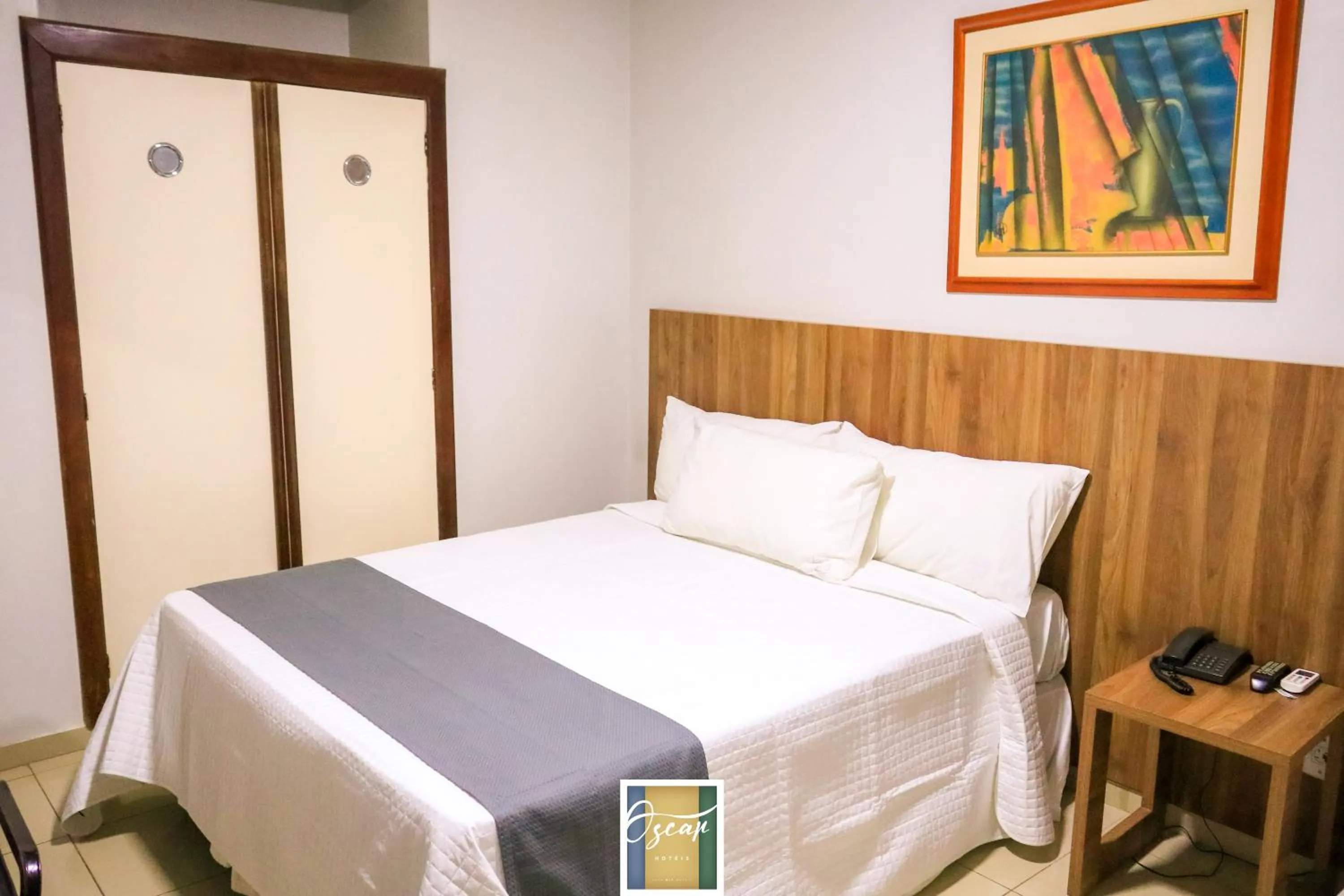 Bed in Hotel Oscar Econômico Montes Claros