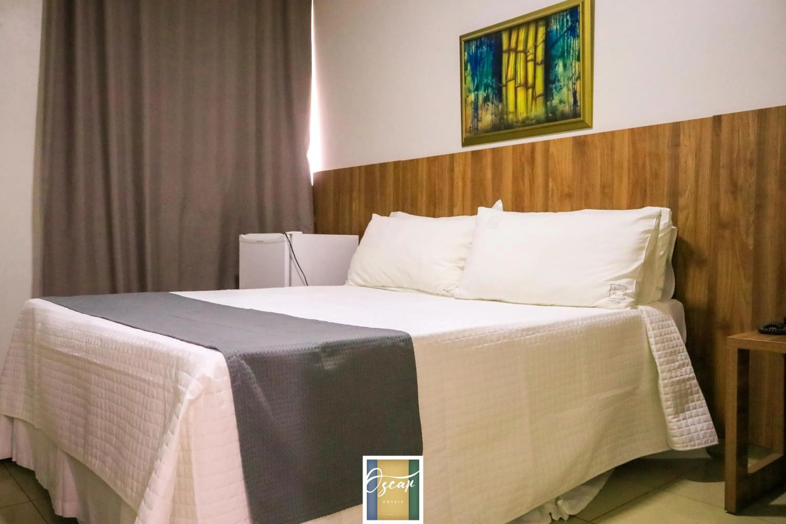 Bed in Hotel Oscar Econômico Montes Claros