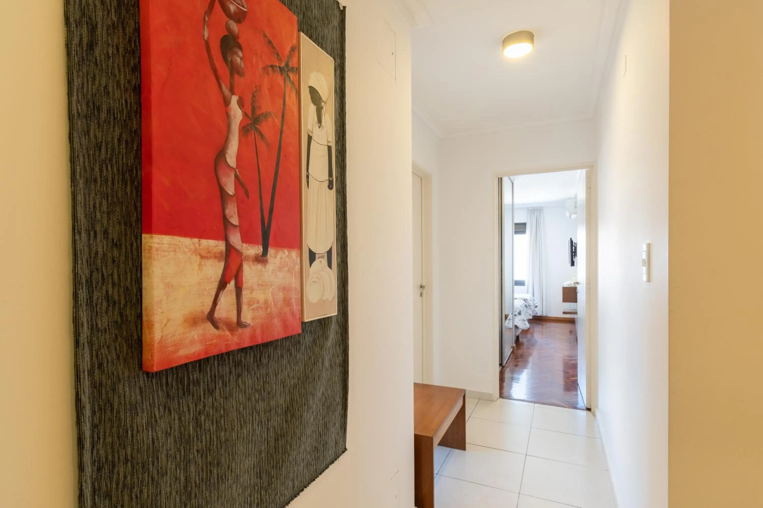 Decorative detail, Bed in AT Suites