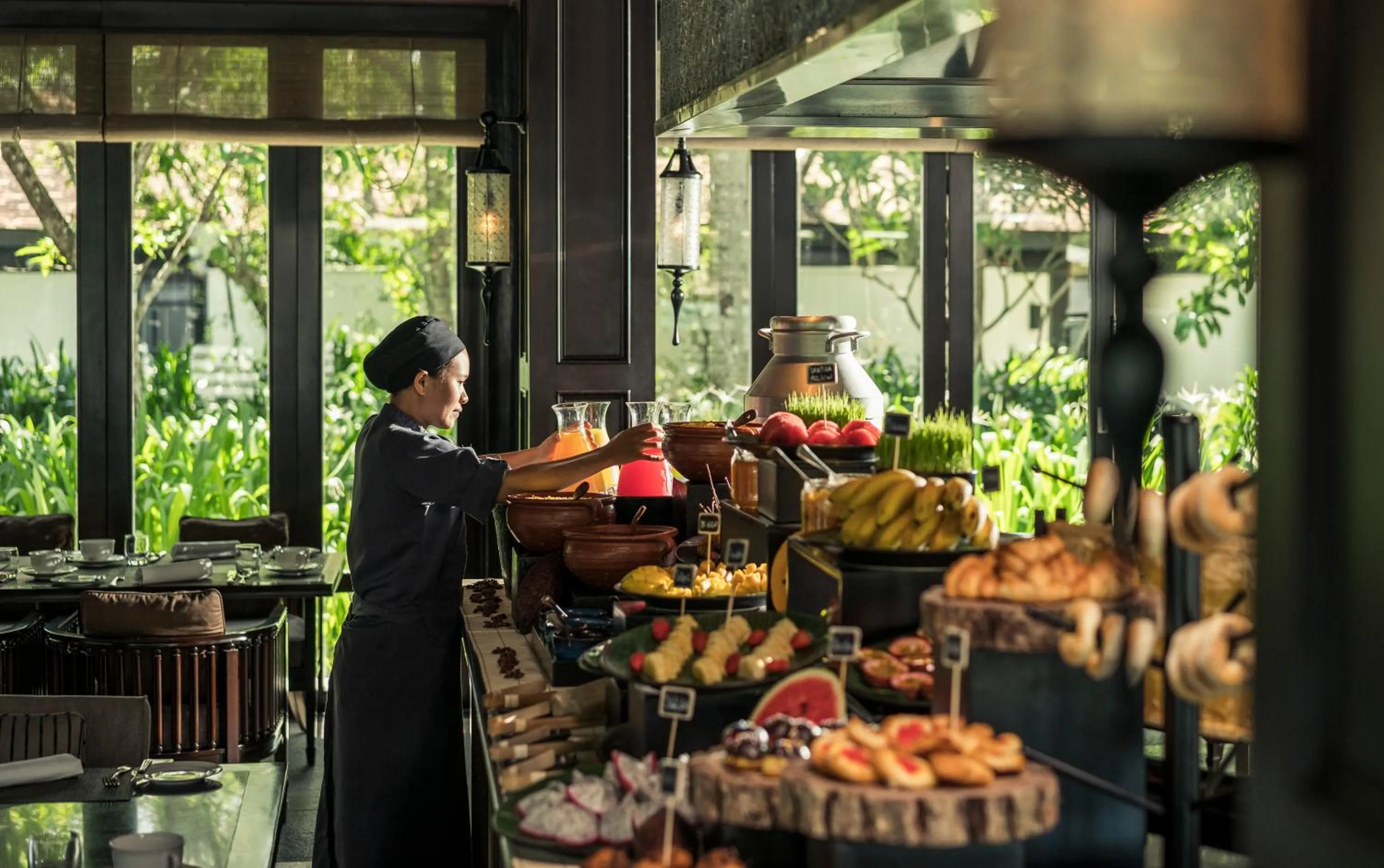 Breakfast in Four Seasons The Nam Hai, Hoi An, Vietnam