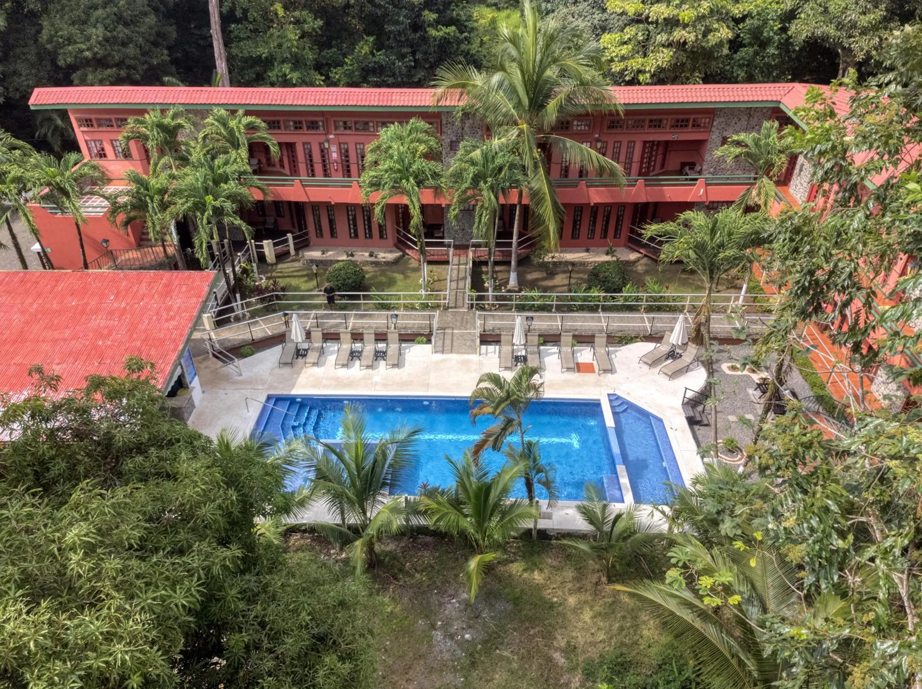 Pool view in Hotel Playa Bejuco