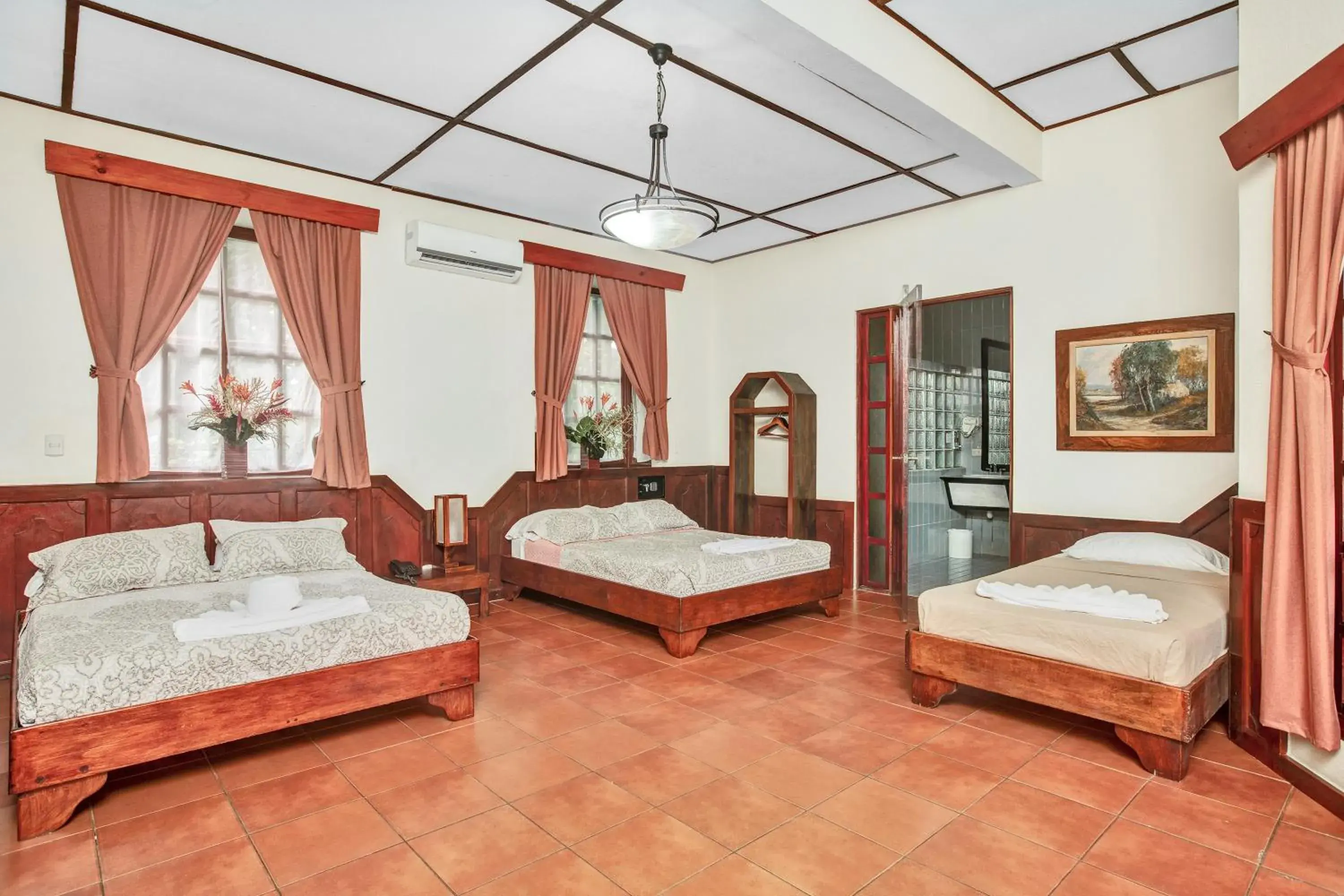 View (from property/room), Bed in Hotel Playa Bejuco View (from property/room), Bed in Hotel Playa Bejuco