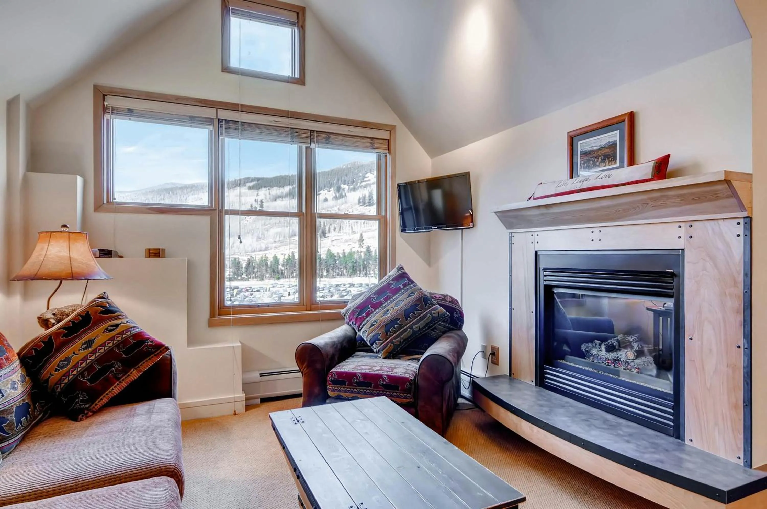 Living room in River Run Village by Vail Resorts