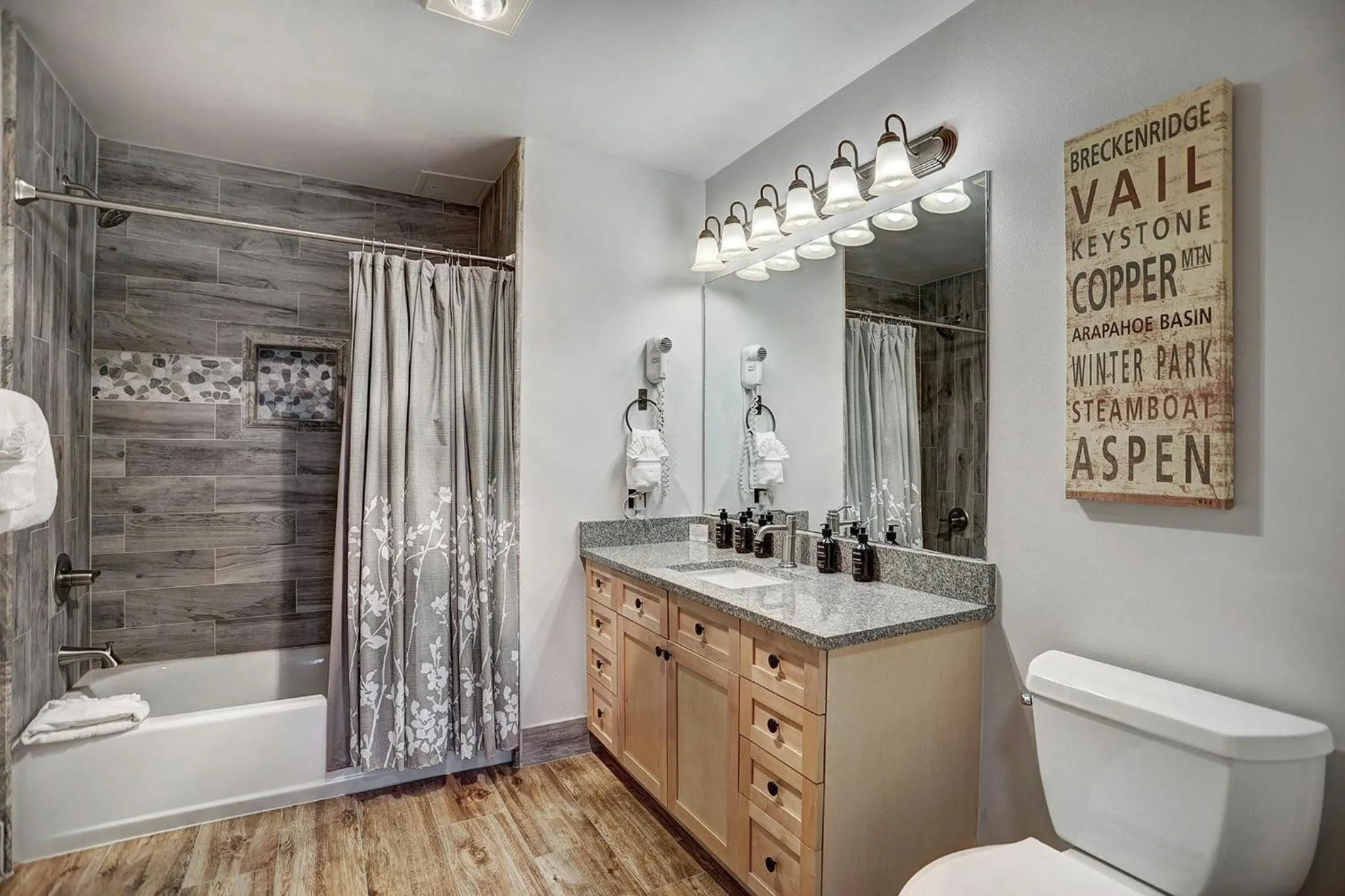Bathroom in River Run Village by Vail Resorts