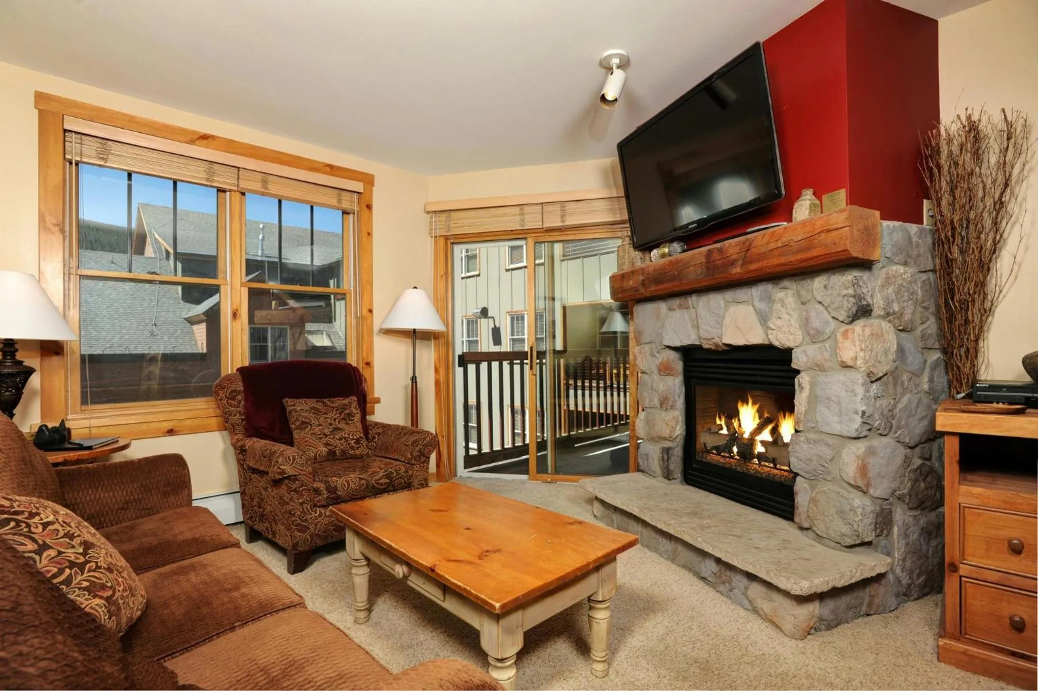 Living room in River Run Village by Vail Resorts