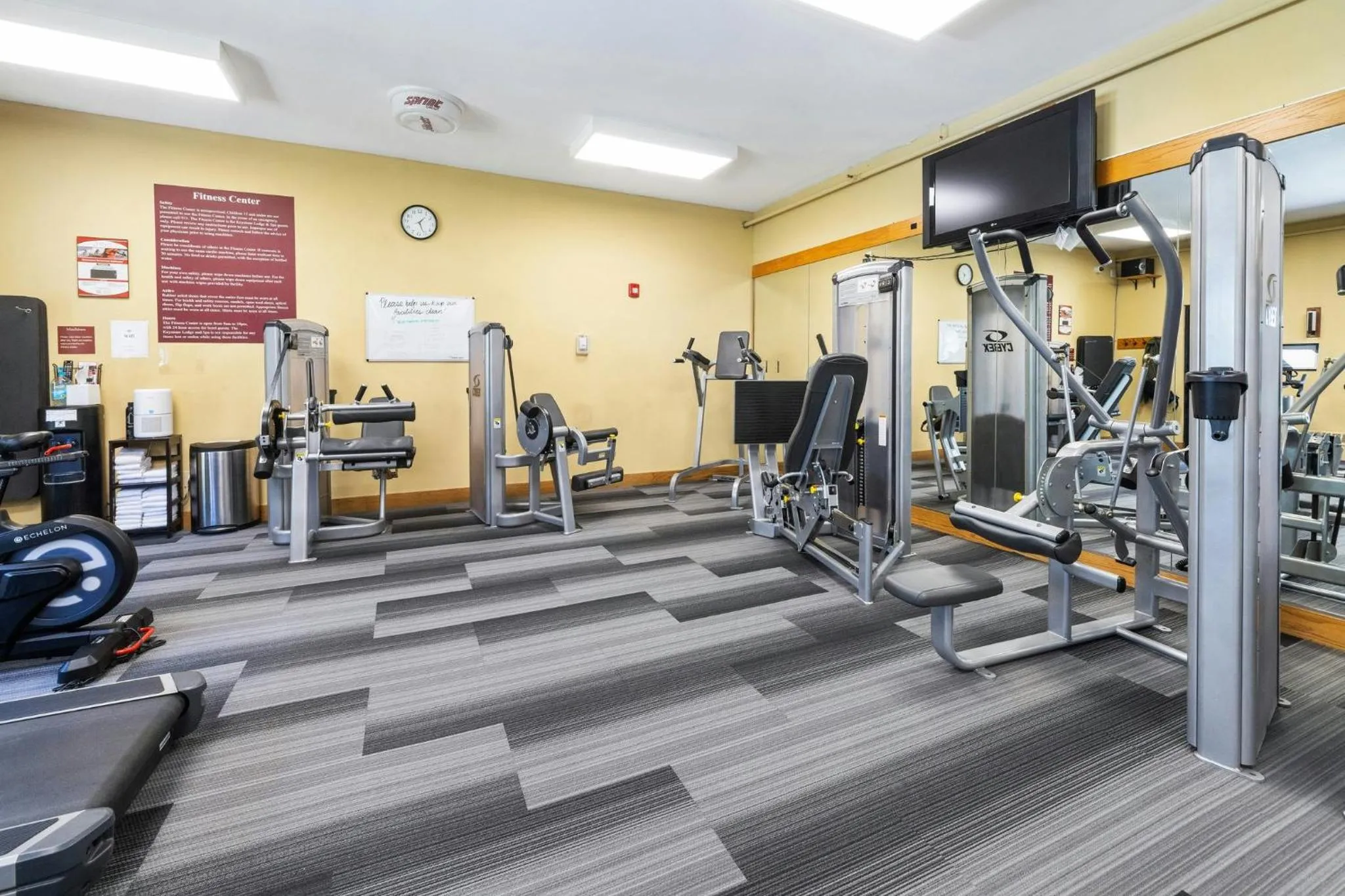 Fitness centre/facilities in River Run Village by Vail Resorts