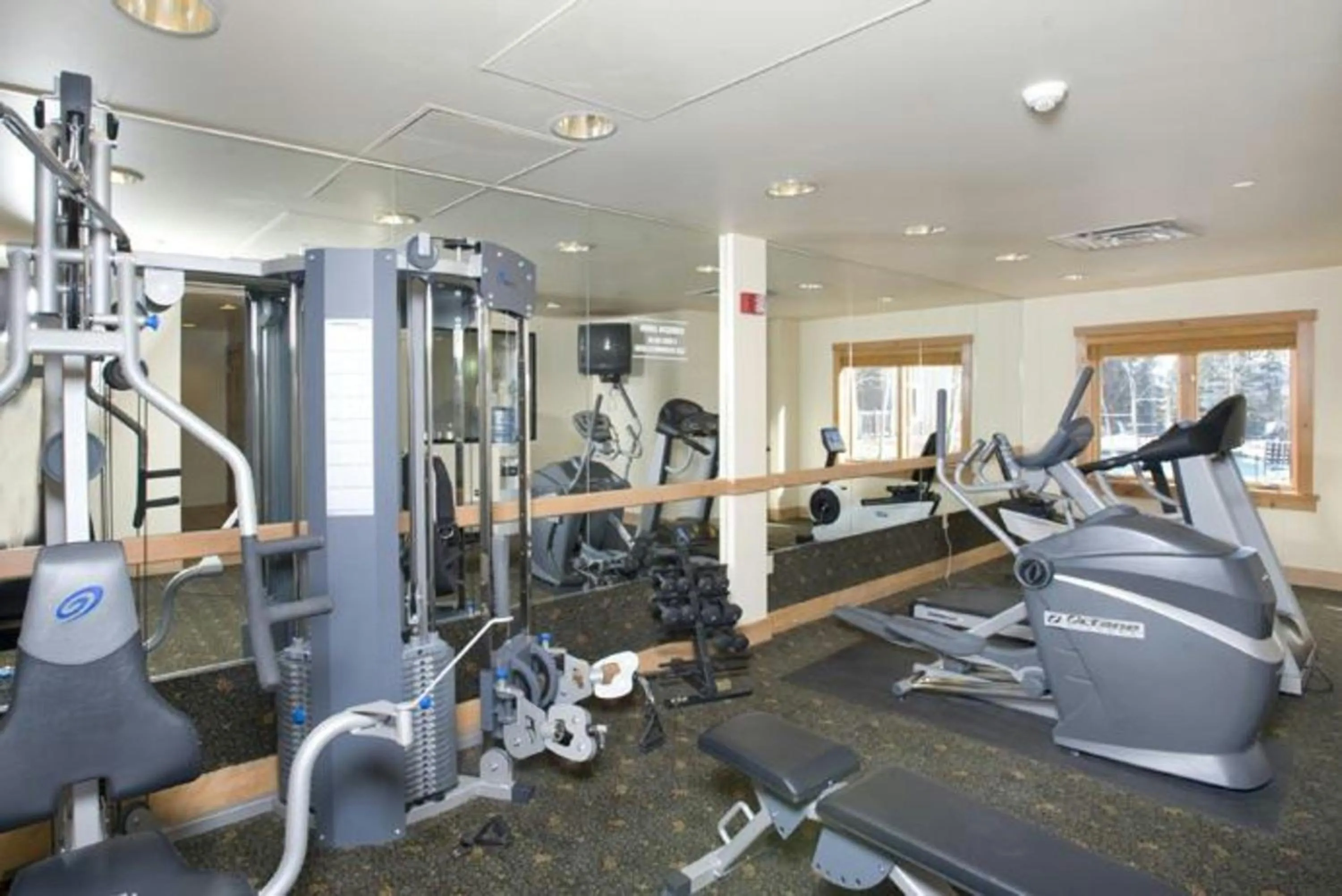 Fitness centre/facilities in River Run Village by Vail Resorts