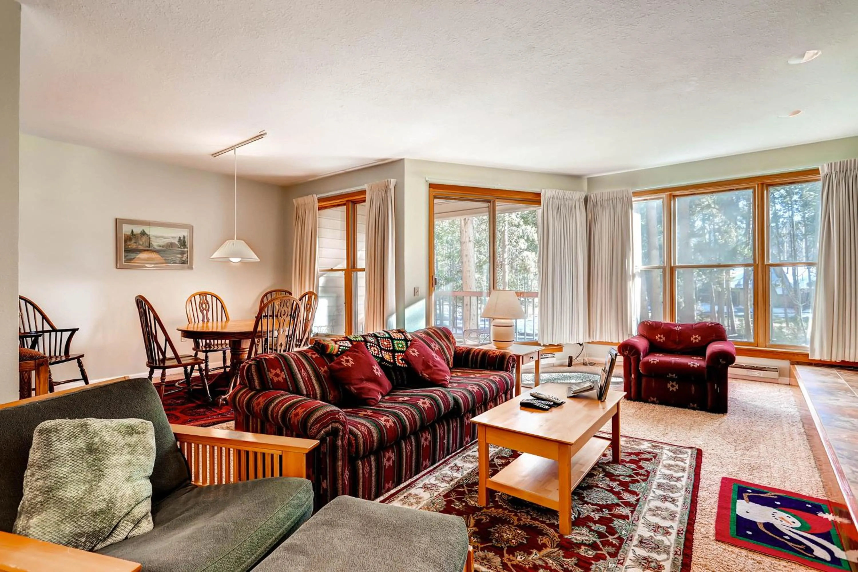 Living room in Aspen Ridge Condominiums by Keystone Resort