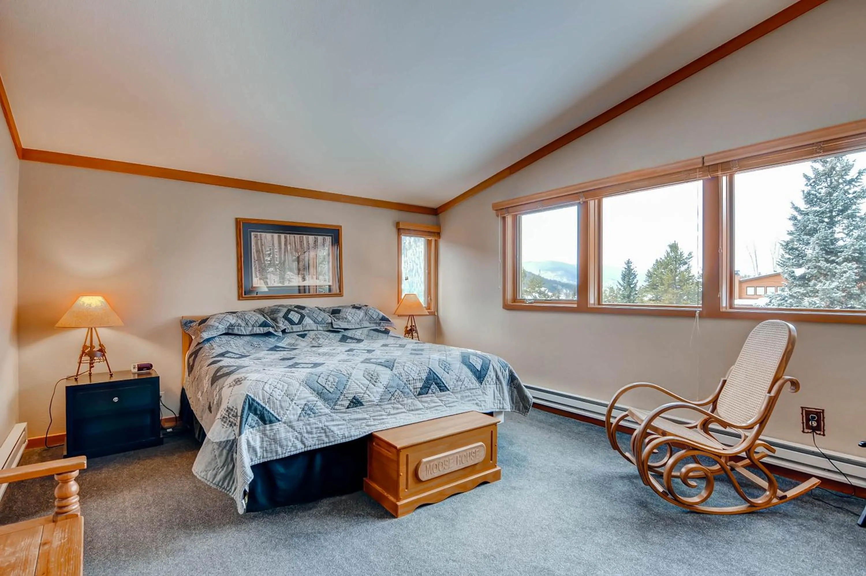 Bedroom, Bed in Aspen Ridge Condominiums by Keystone Resort