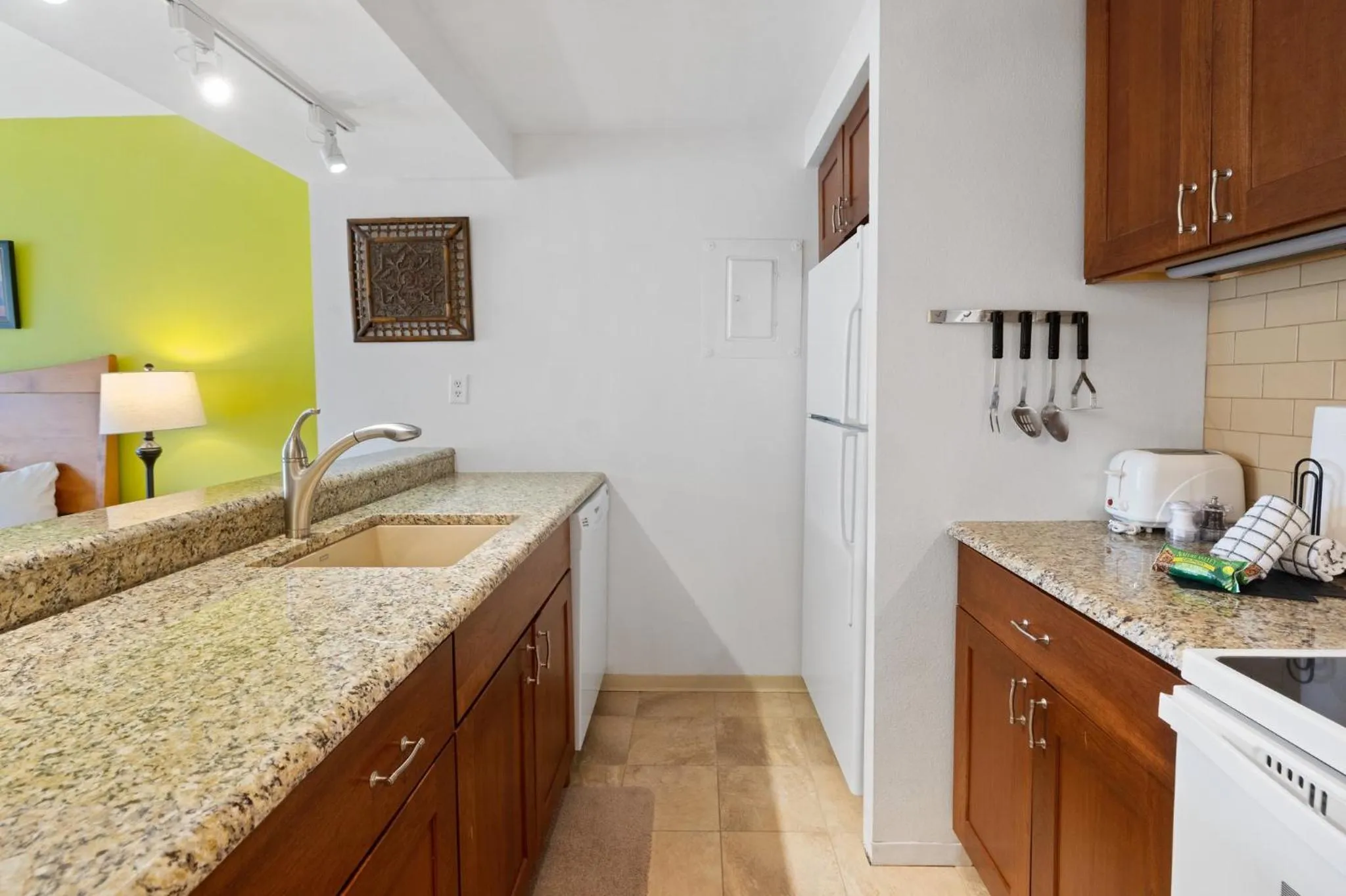 Communal kitchen in Aspen Ridge Condominiums by Keystone Resort