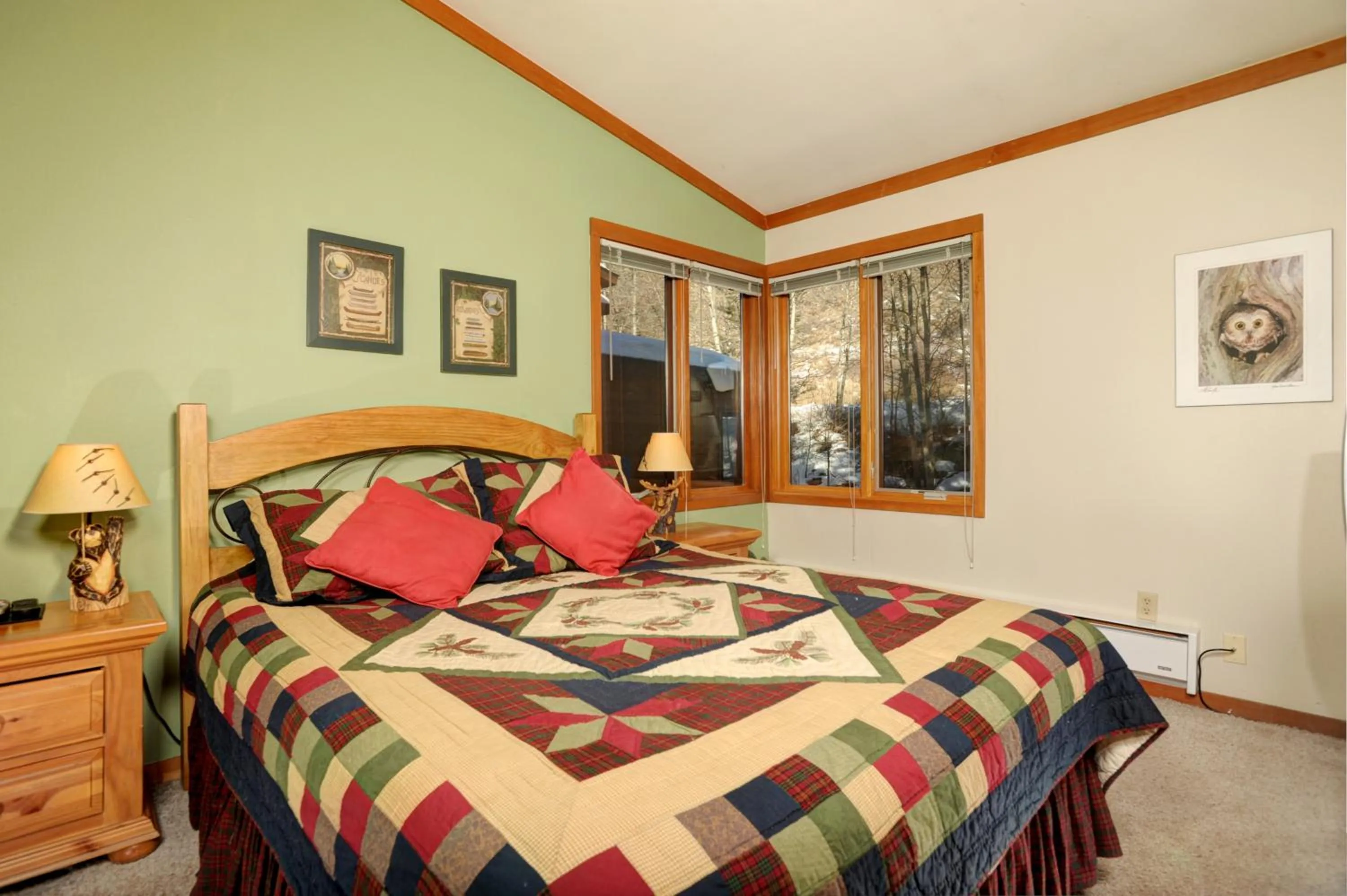 Bed in Aspen Ridge Condominiums by Keystone Resort