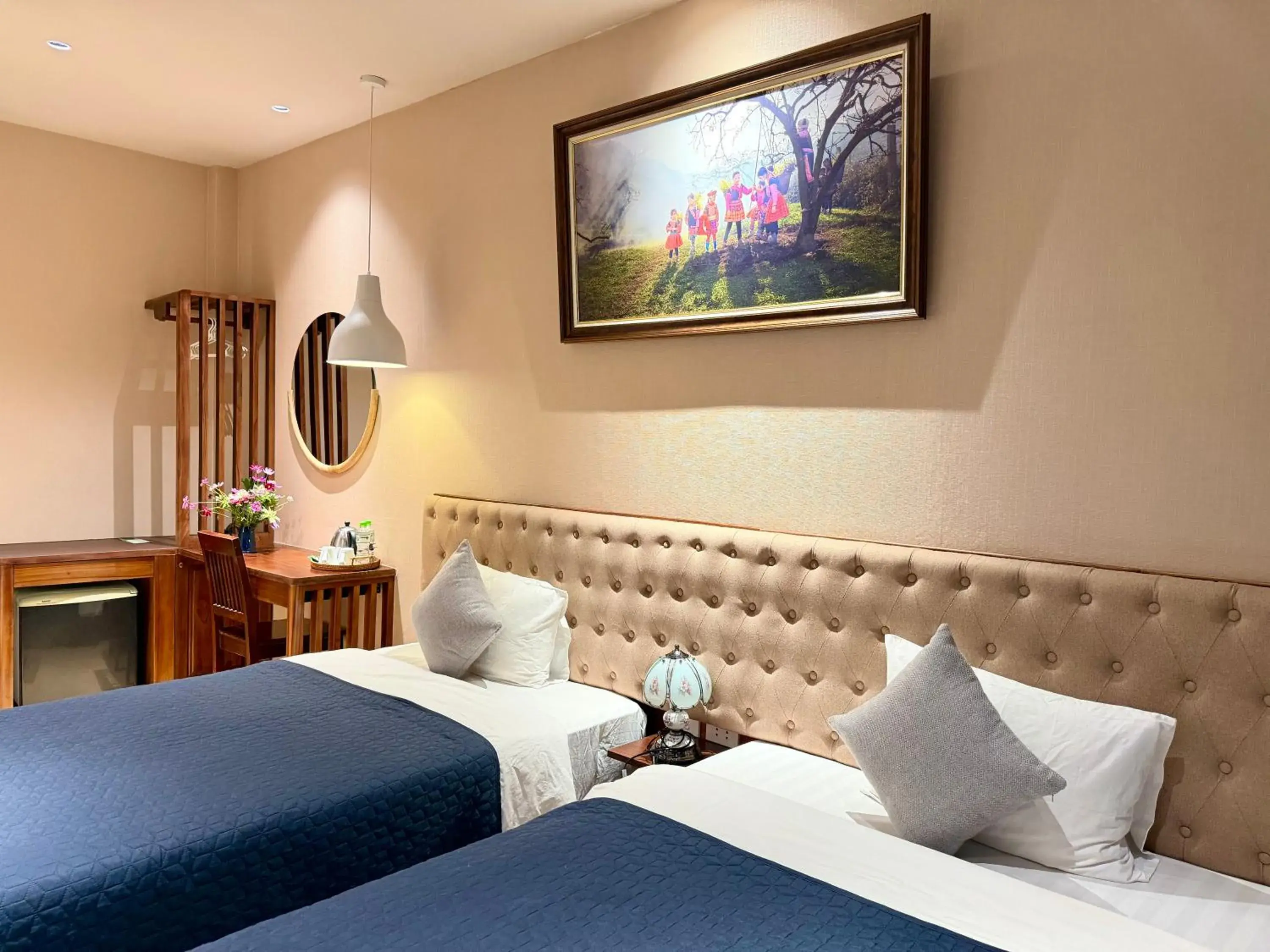 Bed in Hanoi Street Hotel Bed in Hanoi Street Hotel