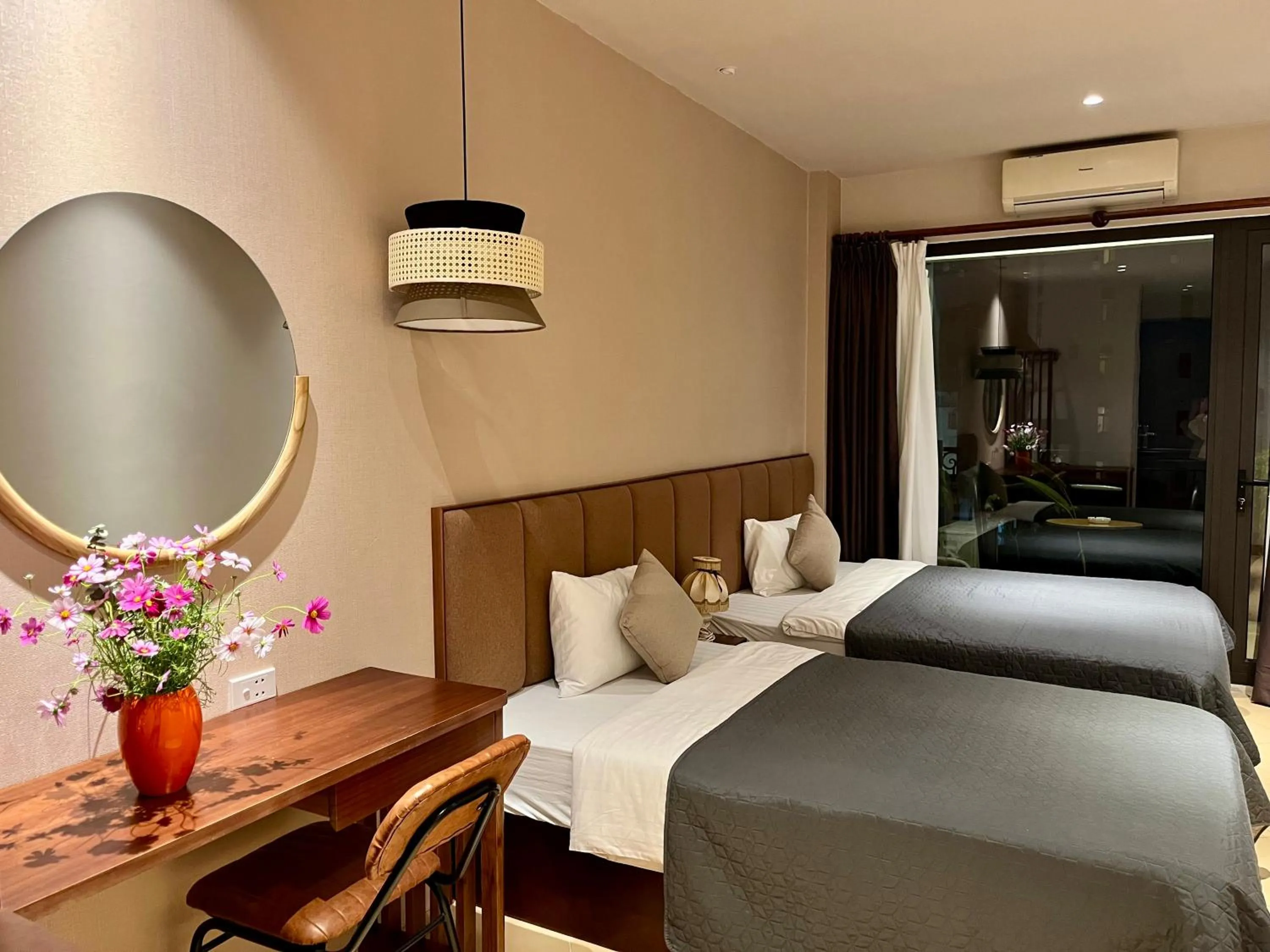 Bed in Hanoi Street Hotel