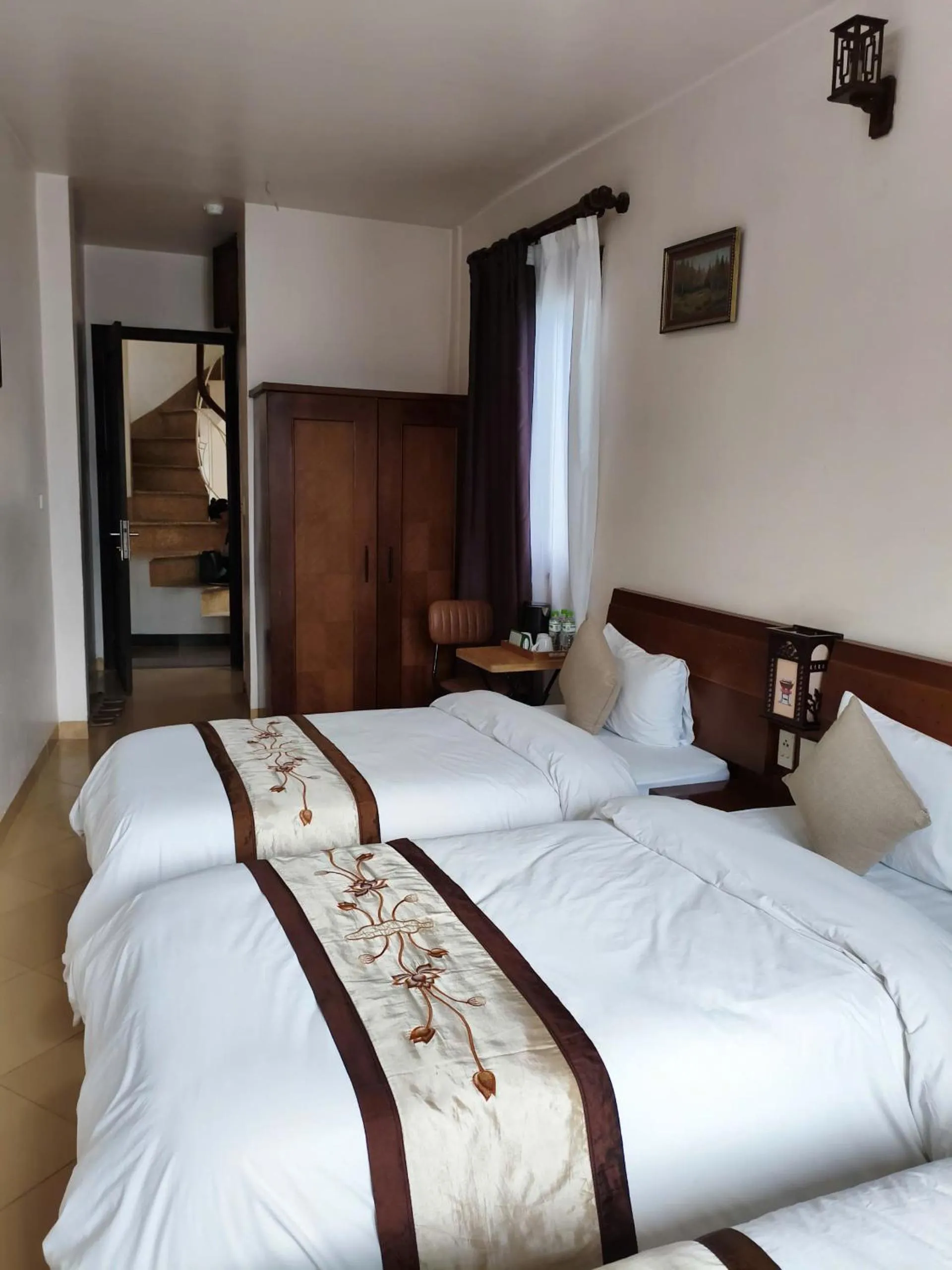 Bed in Hanoi Street Hotel
