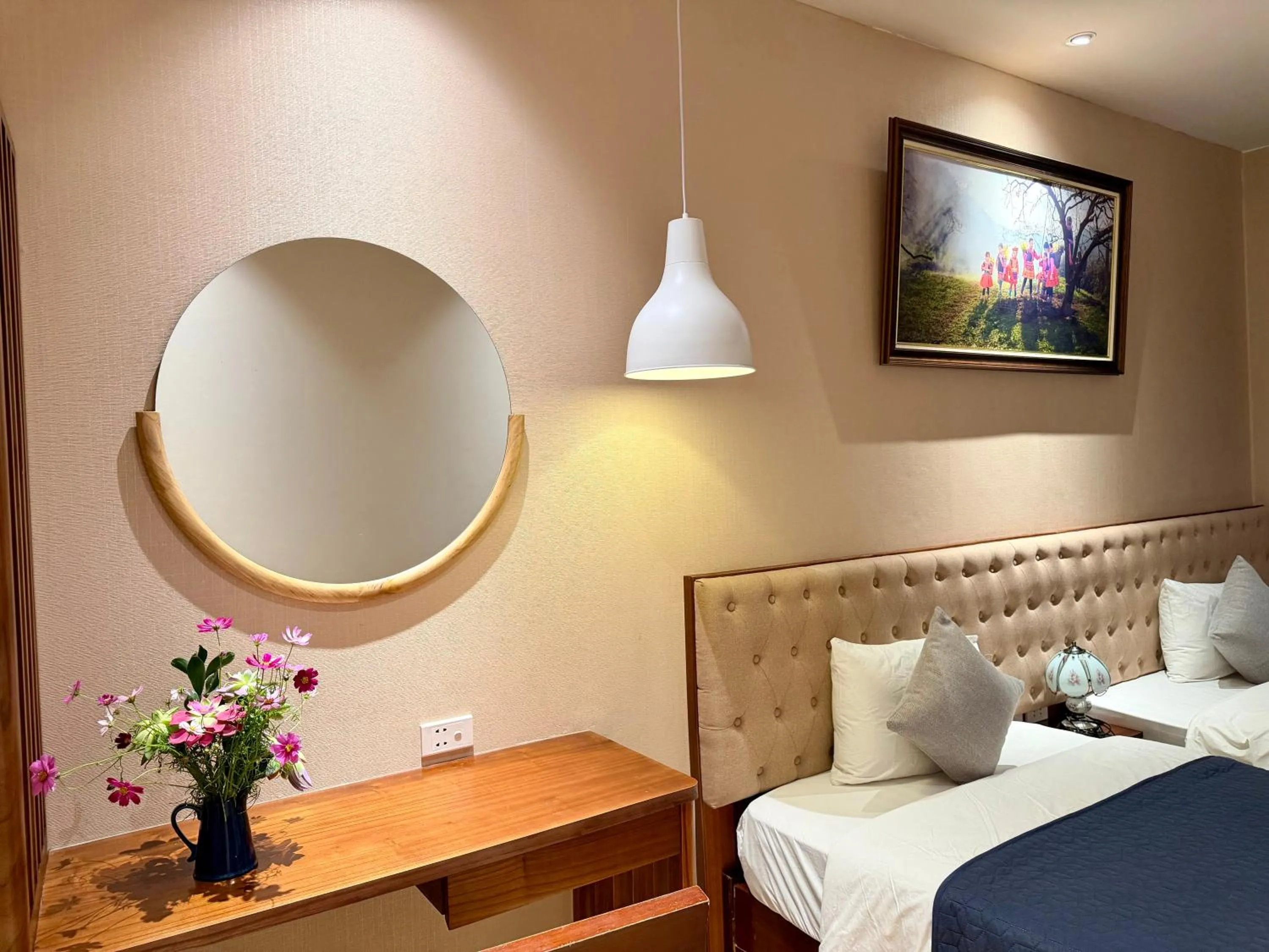 Bed in Hanoi Street Hotel