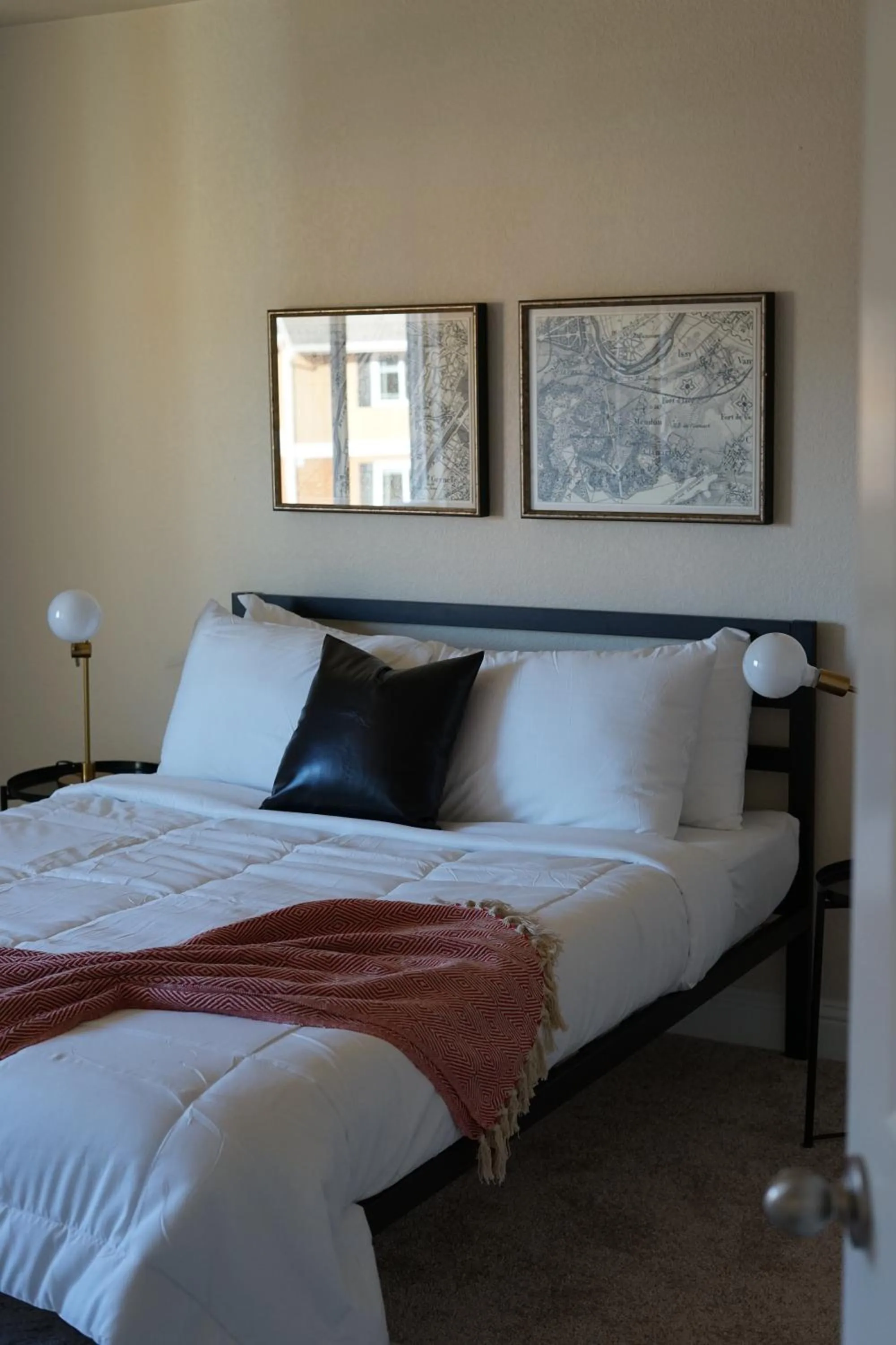 Bedroom, Bed in Sleepover 1BD 1BA Oklahoma City Apartments