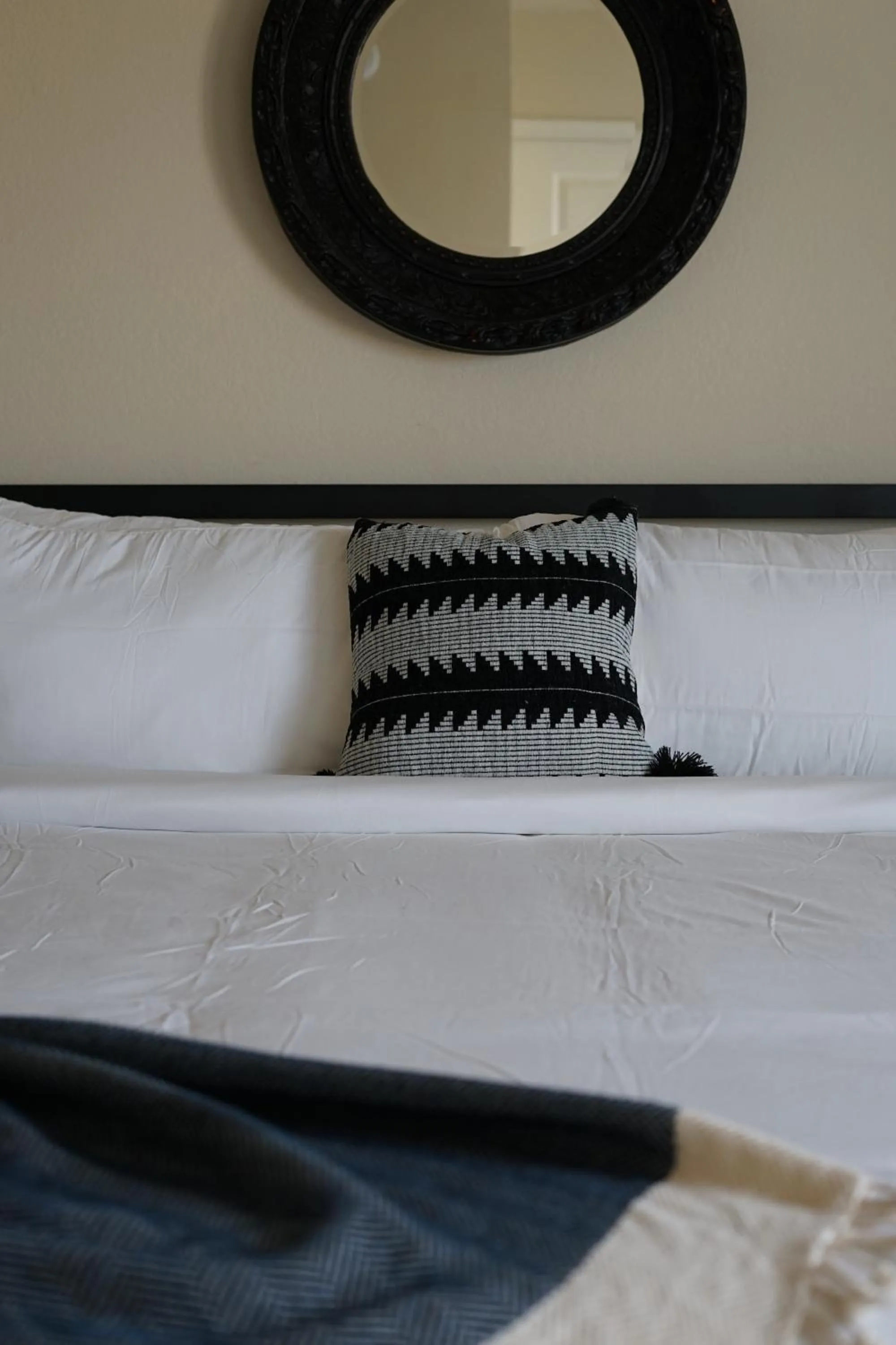 Bedroom, Bed in Sleepover 1BD 1BA Oklahoma City Apartments