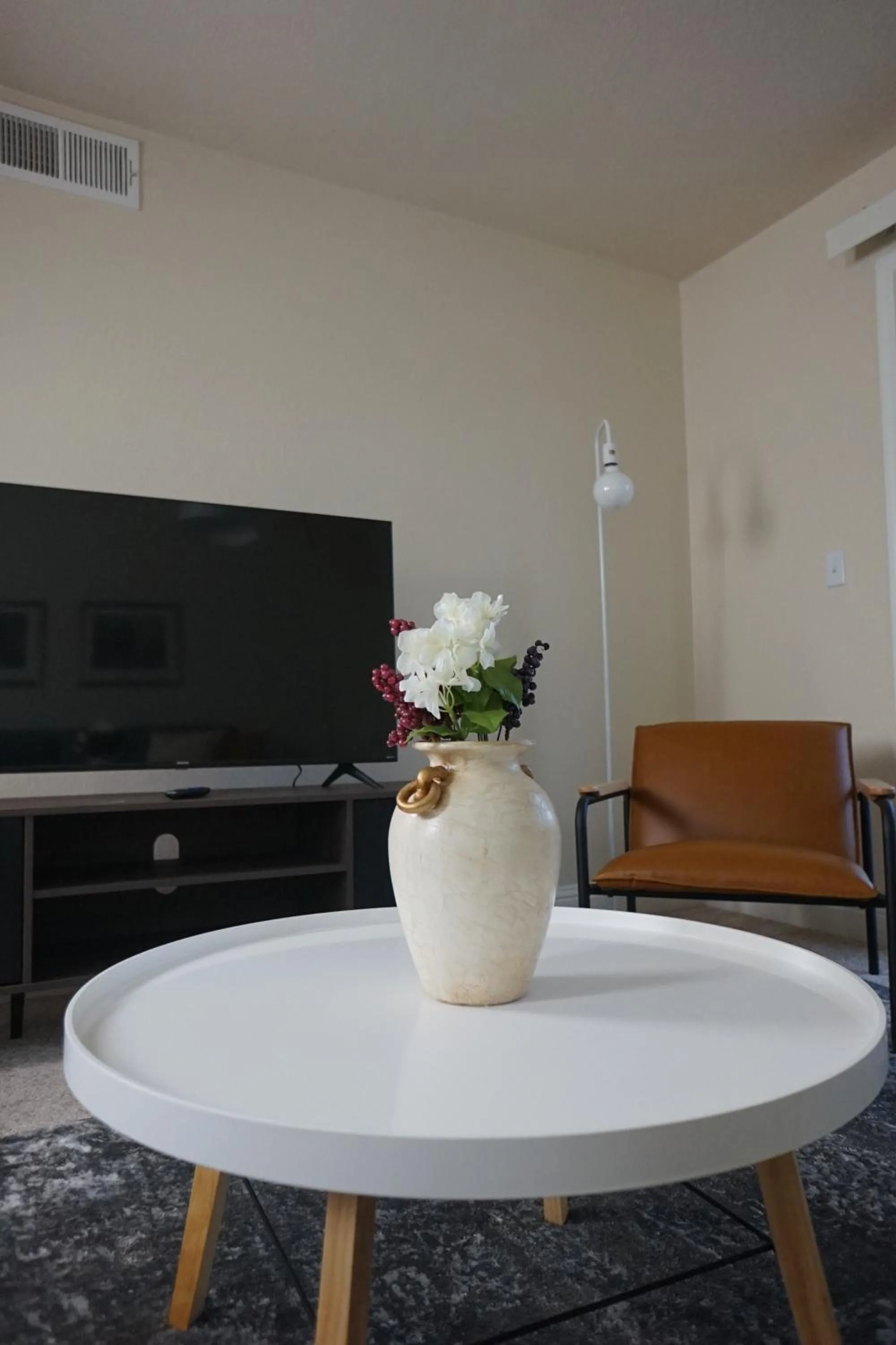 Living room in Sleepover 1BD 1BA Oklahoma City Apartments