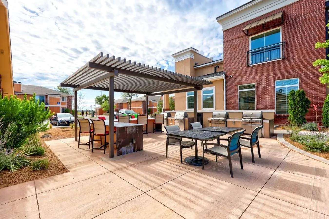 Patio in Sleepover 1BD 1BA Oklahoma City Apartments