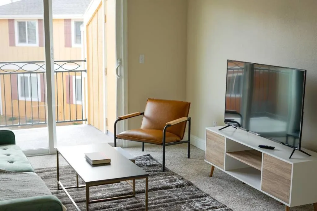 Living room in Sleepover 1BD 1BA Oklahoma City Apartments