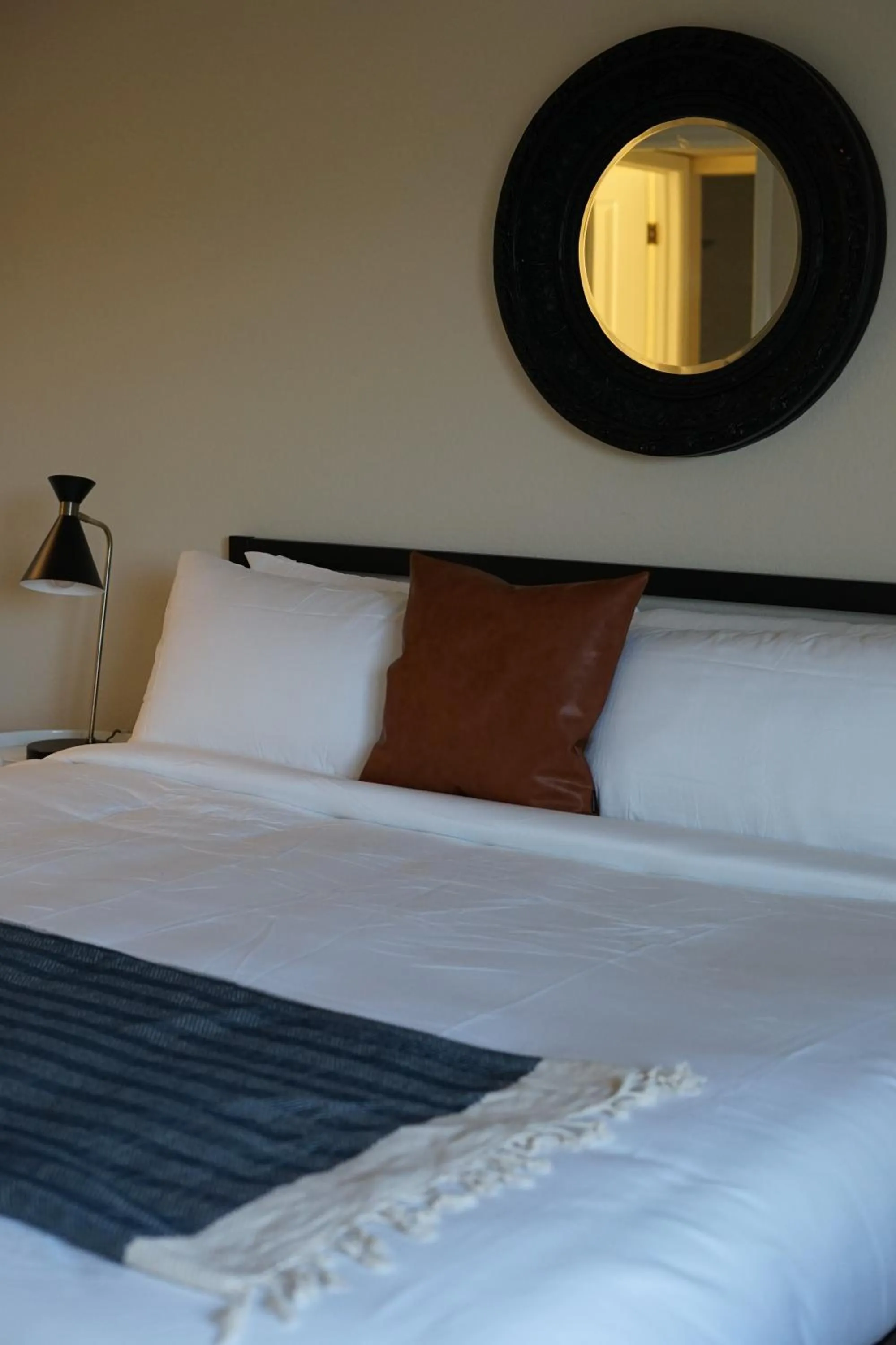 Bedroom, Bed in Sleepover 1BD 1BA Oklahoma City Apartments