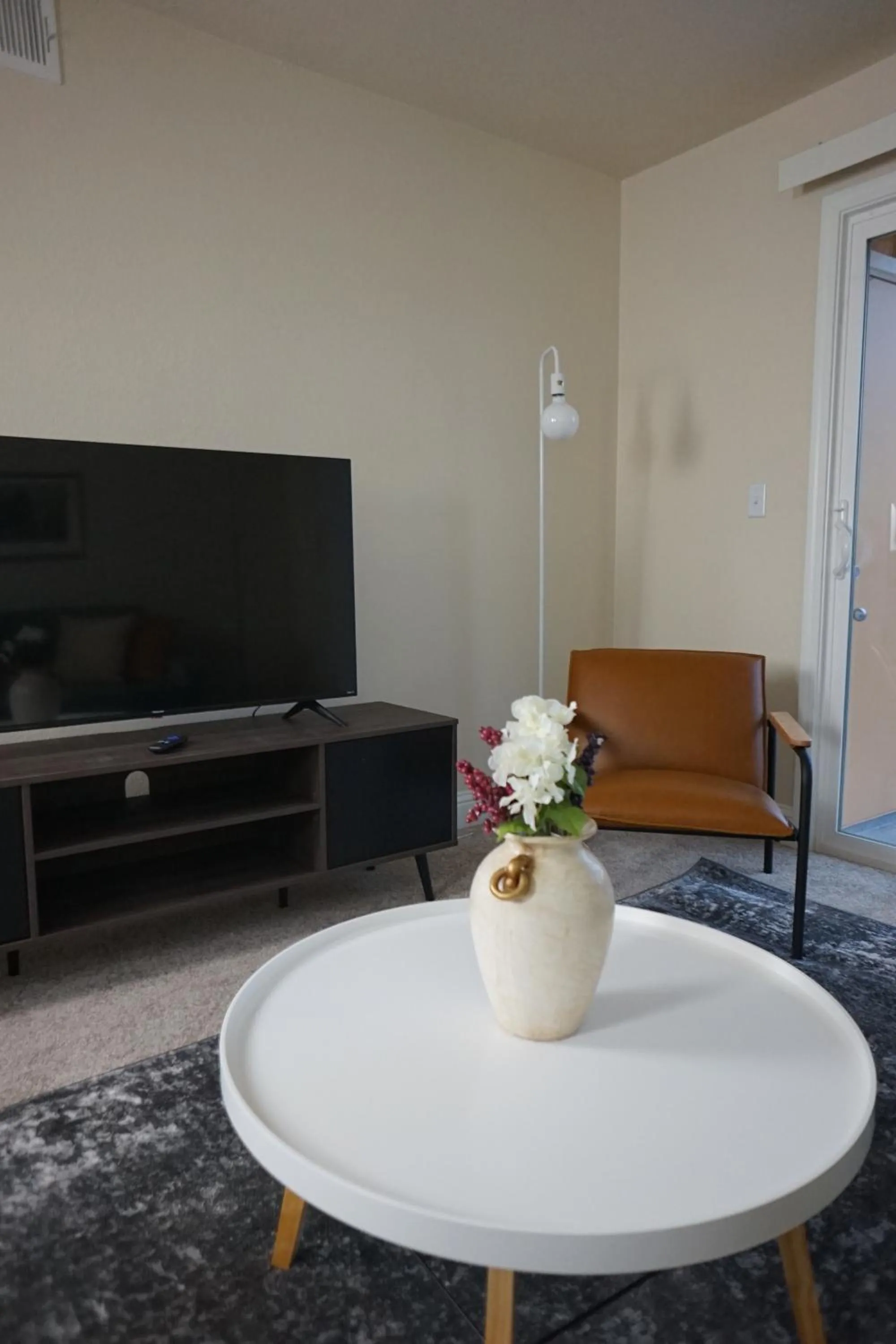 Living room in Sleepover 1BD 1BA Oklahoma City Apartments