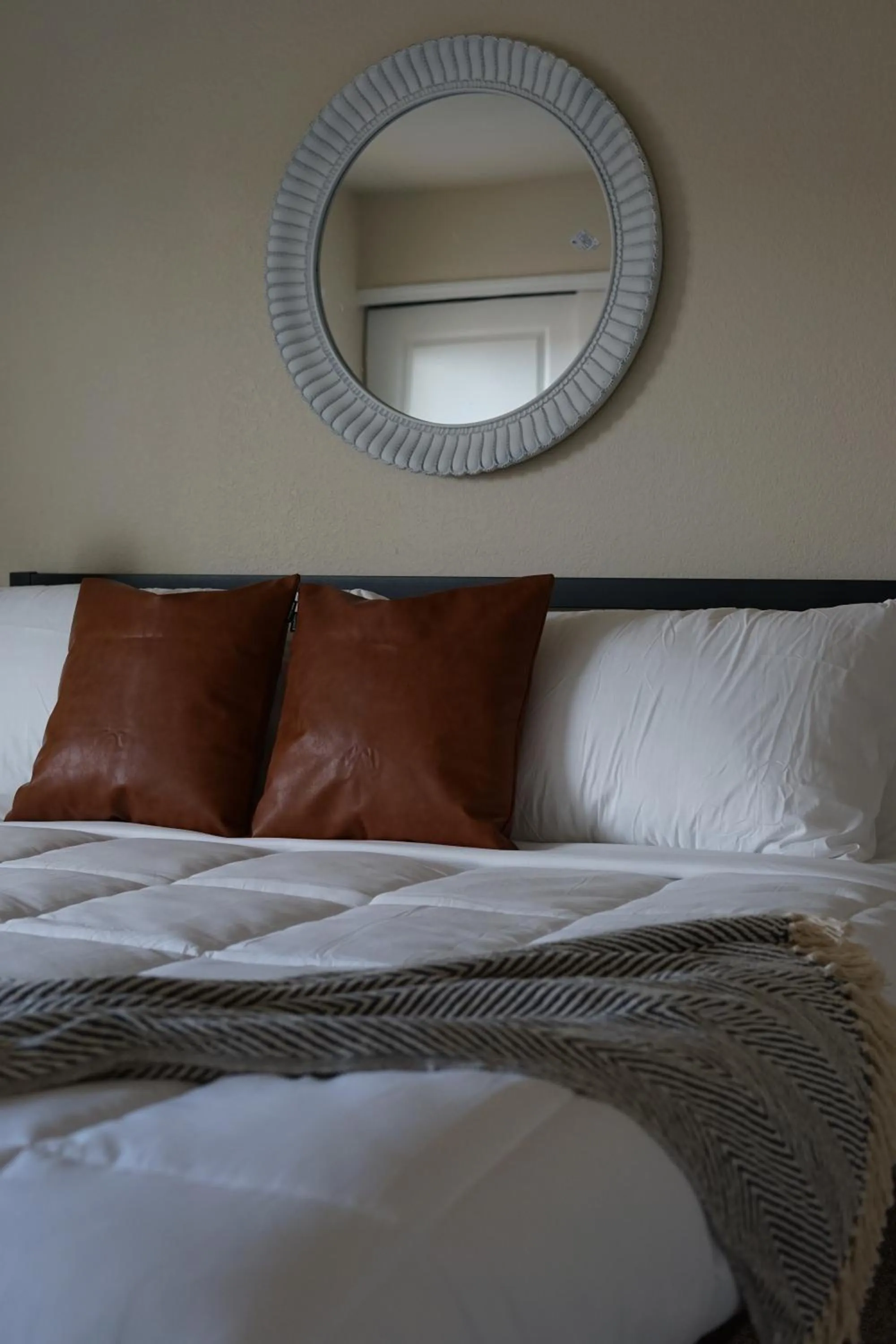 Bedroom, Bed in Sleepover 1BD 1BA Oklahoma City Apartments