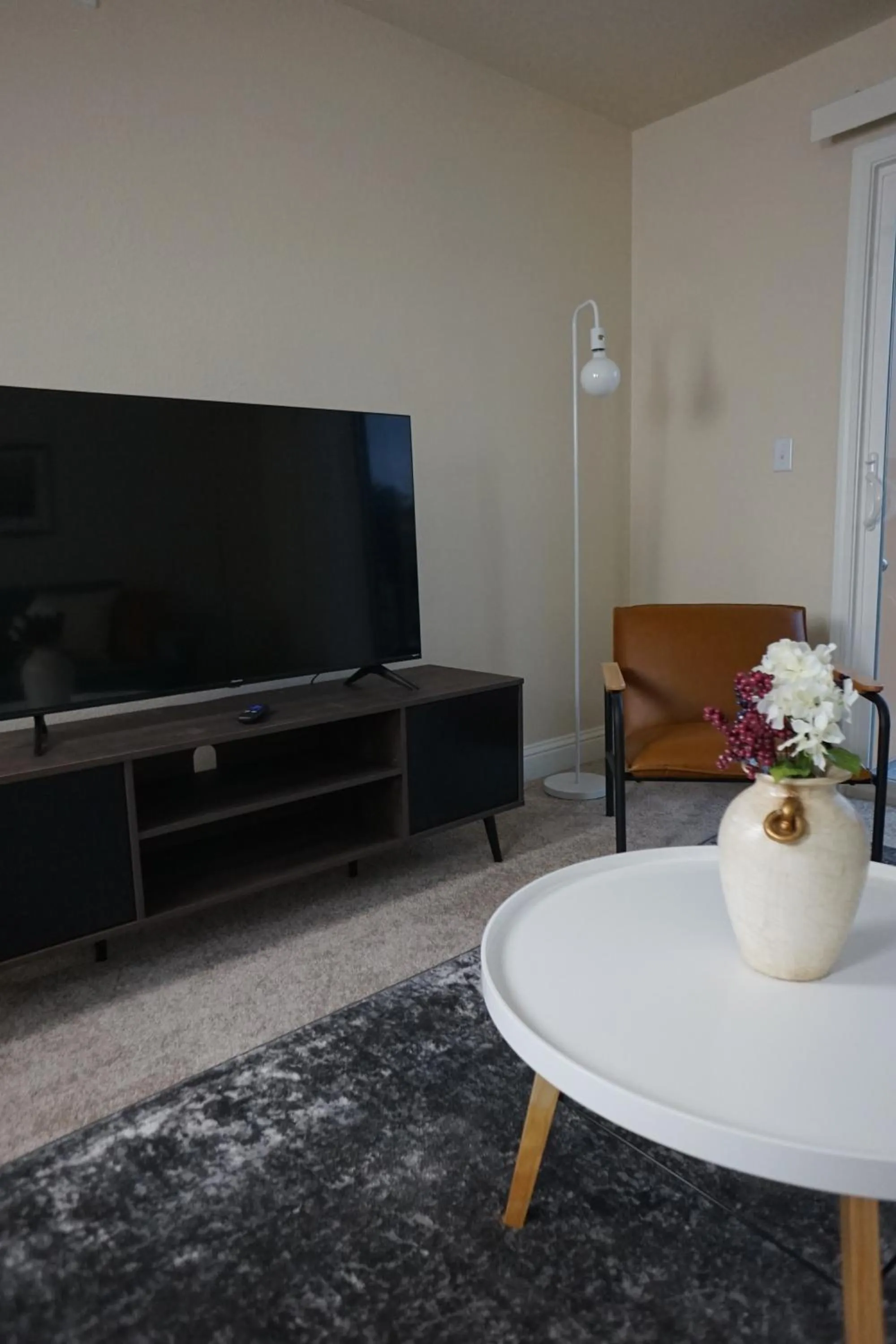 Living room in Sleepover 1BD 1BA Oklahoma City Apartments