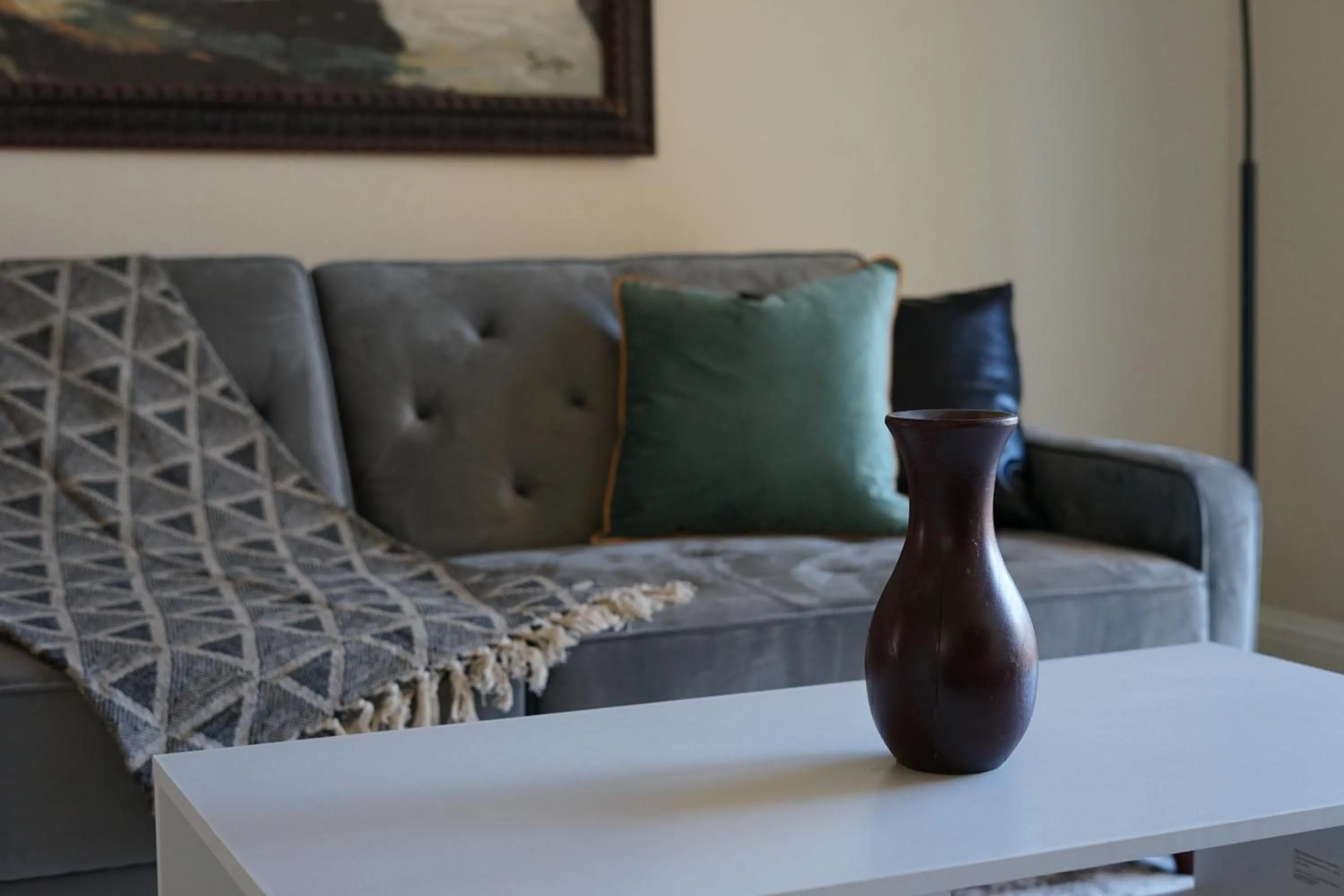 Living room in Sleepover 1BD 1BA Oklahoma City Apartments