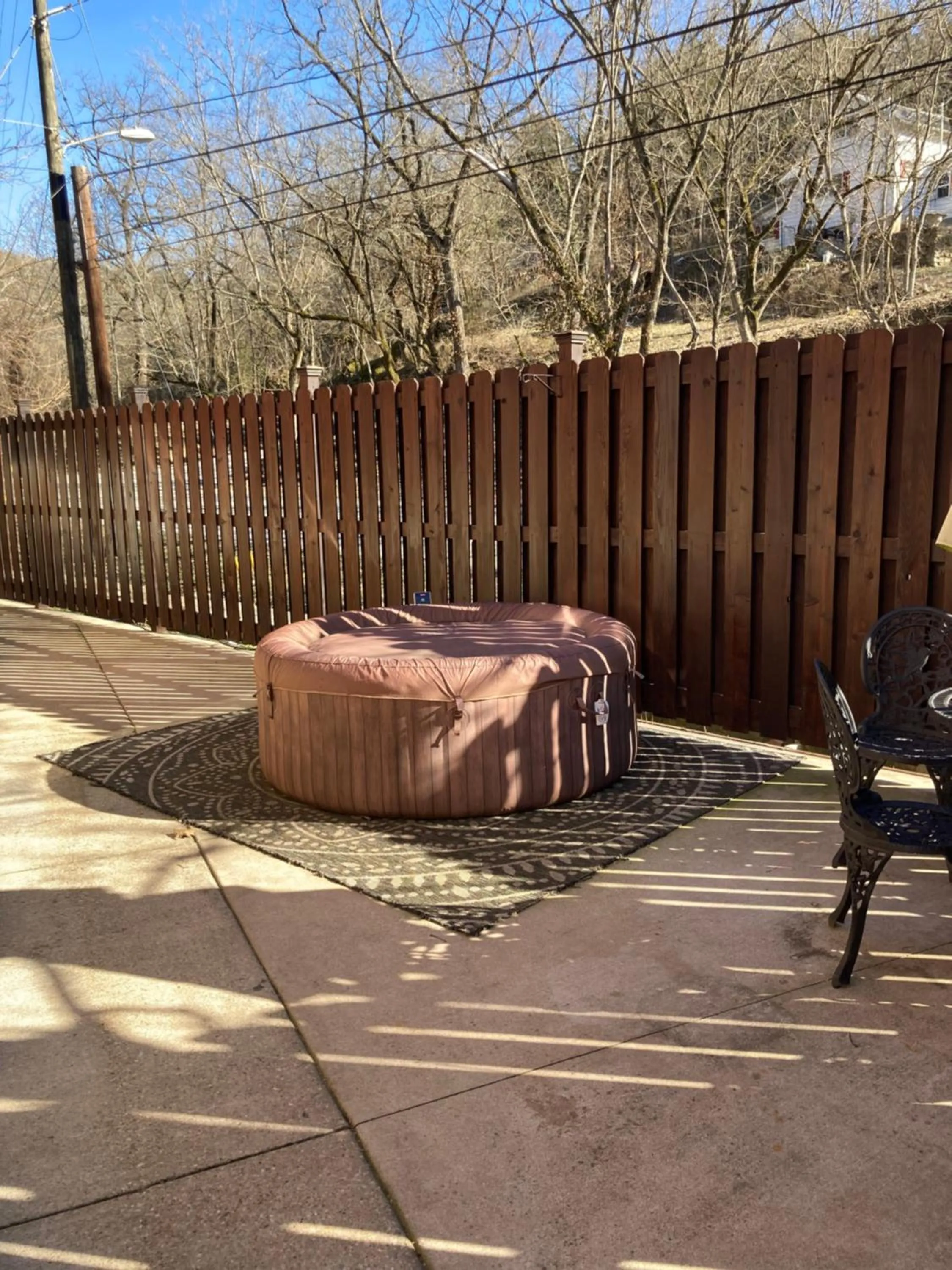Patio in All Seasons Treehouse Village